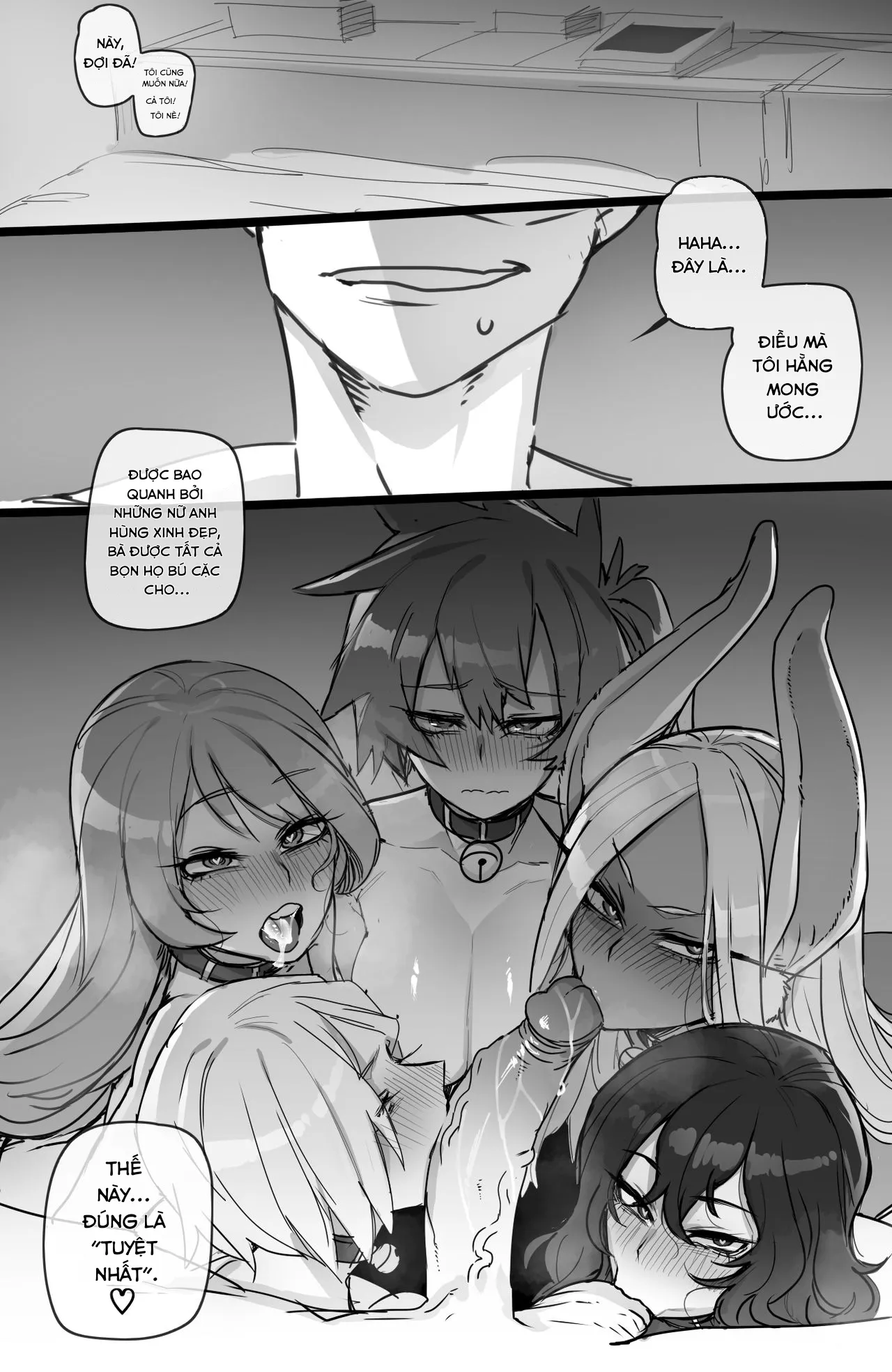 HentaiVN.net - Ảnh 25 - MY HERO HAREM [Mirko: Individual Compatibility,] - Chap 3 - MY HERO Christmas HAREM