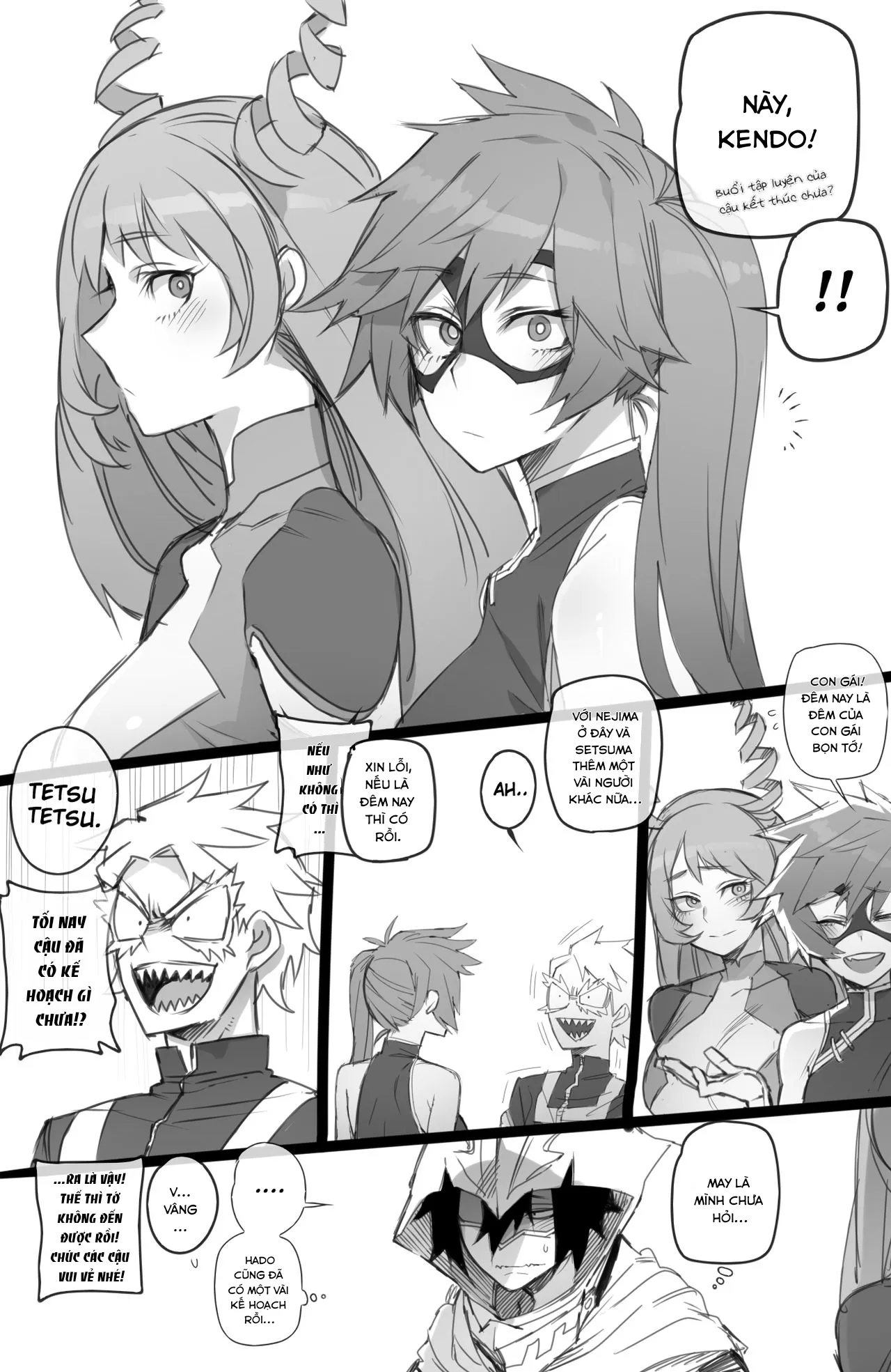 HentaiVN.net - Ảnh 3 - MY HERO HAREM [Mirko: Individual Compatibility,] - Chap 3 - MY HERO Christmas HAREM