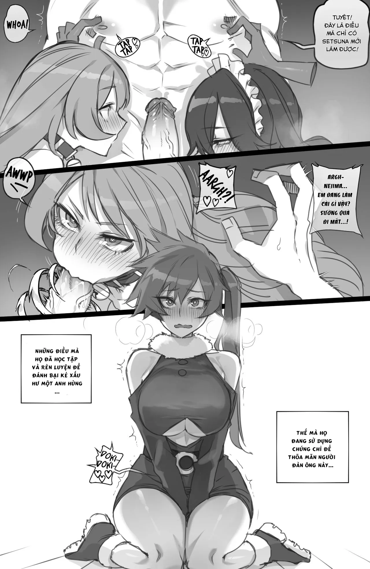 HentaiVN.net - Ảnh 9 - MY HERO HAREM [Mirko: Individual Compatibility,] - Chap 3 - MY HERO Christmas HAREM