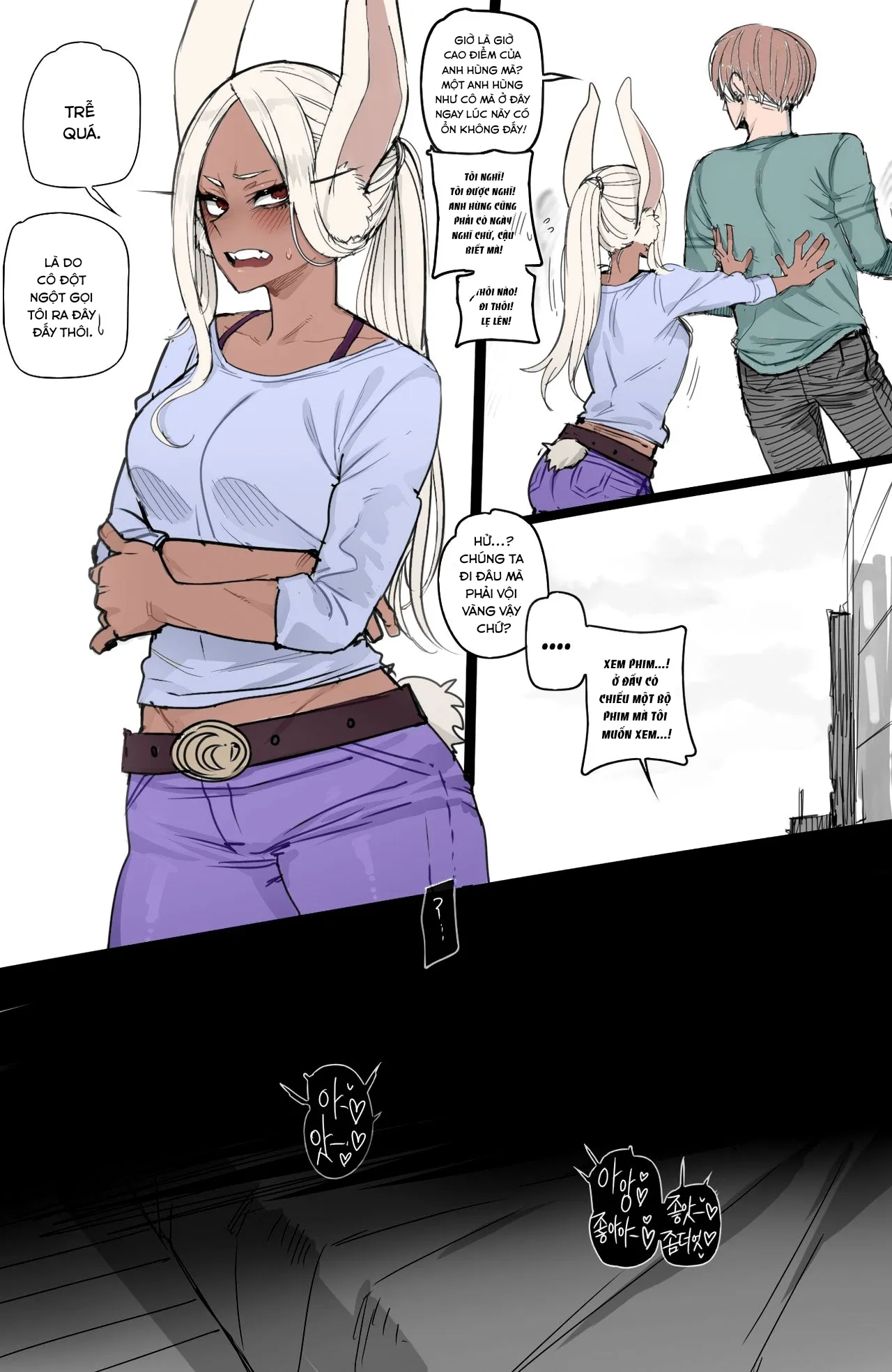 HentaiVN.net - Ảnh 18 - MY HERO HAREM [Mirko: Individual Compatibility,] - Chap 1 Full color