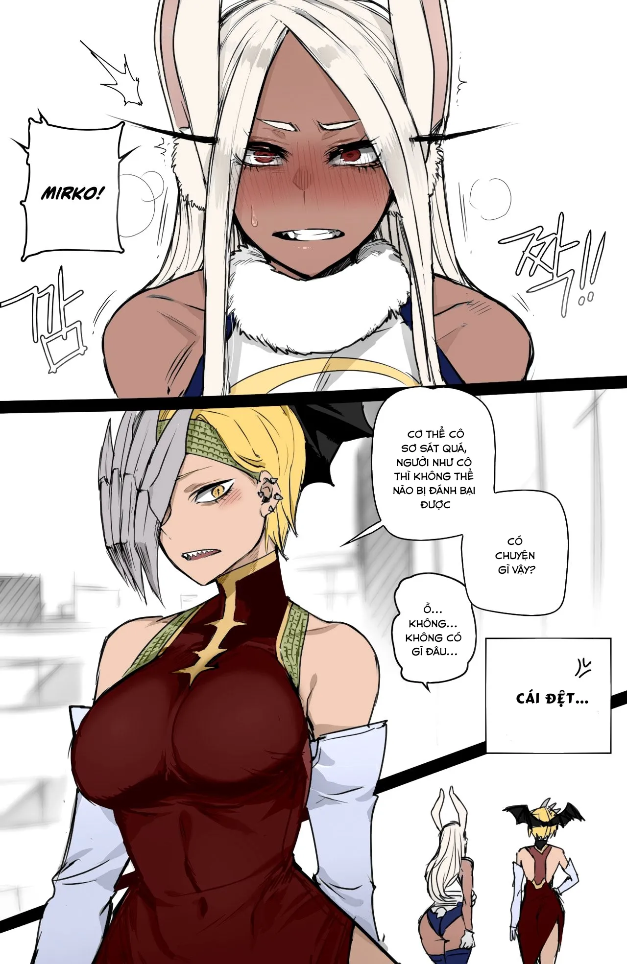 HentaiVN.net - Ảnh 22 - MY HERO HAREM [Mirko: Individual Compatibility,] - Chap 1 Full color