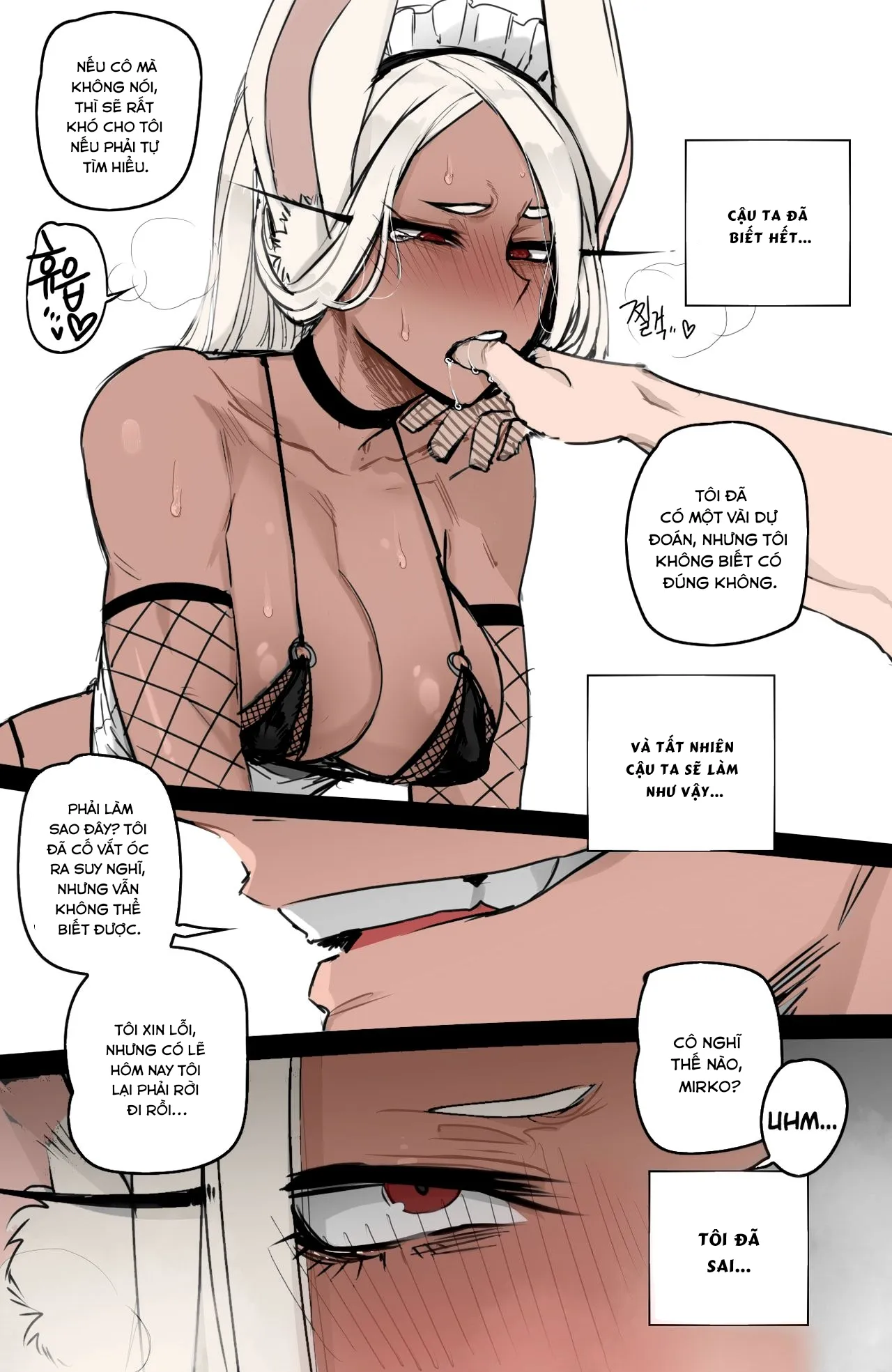 HentaiVN.net - Ảnh 25 - MY HERO HAREM [Mirko: Individual Compatibility,] - Chap 1 Full color