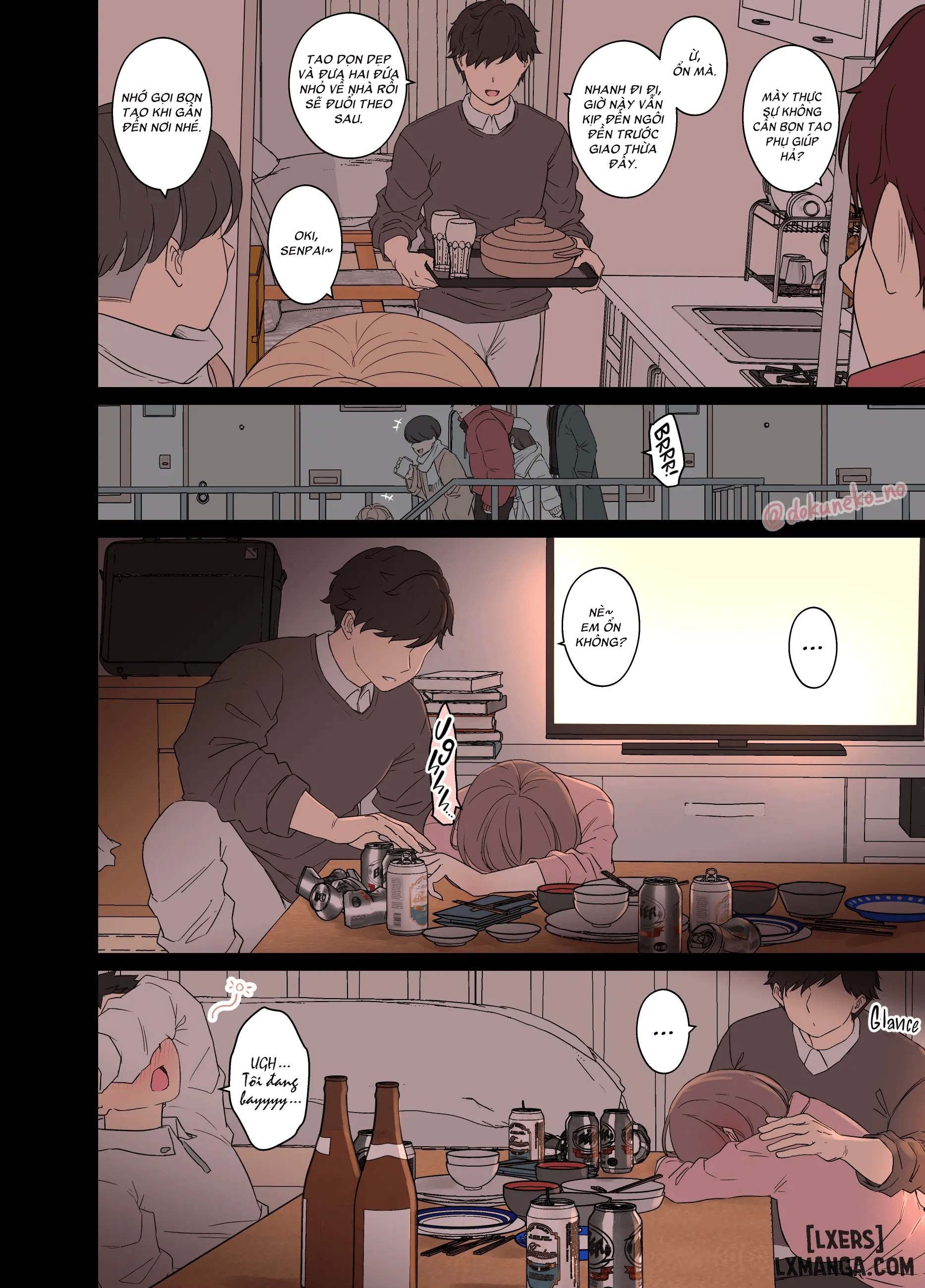 HentaiVN.net - Ảnh 4 - New Year's Party with the Study Group Part 1+2 - Part 1+2