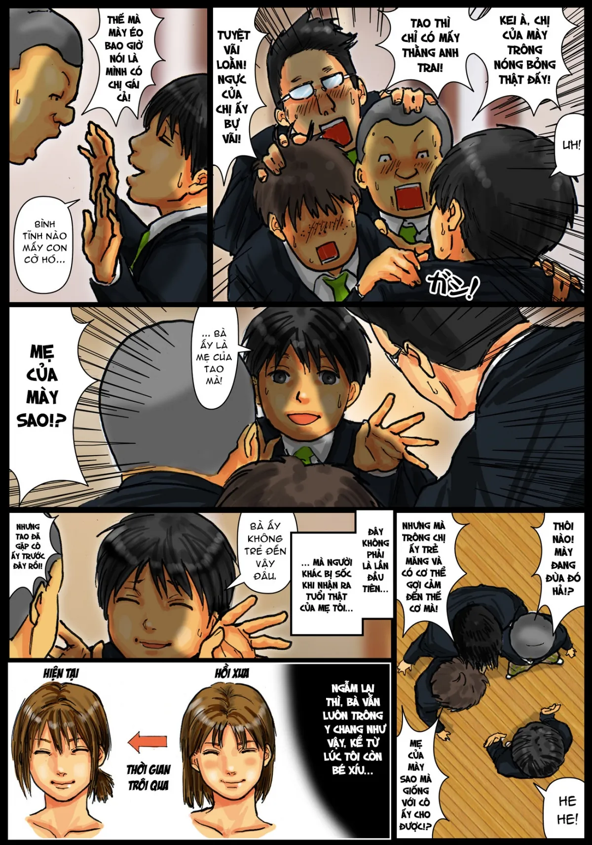HentaiVN.net - Ảnh 14 - Kaa-san no Ana Tsukawasete [Cumming Inside Mommy's Hole 1; 母さんの女穴『あな』つかわせて ～前編～] - Chap 1
