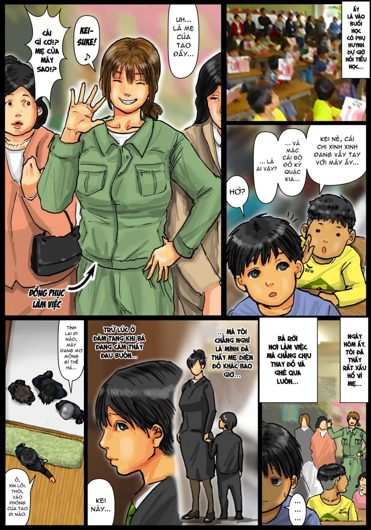 HentaiVN.net - Ảnh 15 - Kaa-san no Ana Tsukawasete [Cumming Inside Mommy's Hole 1; 母さんの女穴『あな』つかわせて ～前編～] - Chap 1