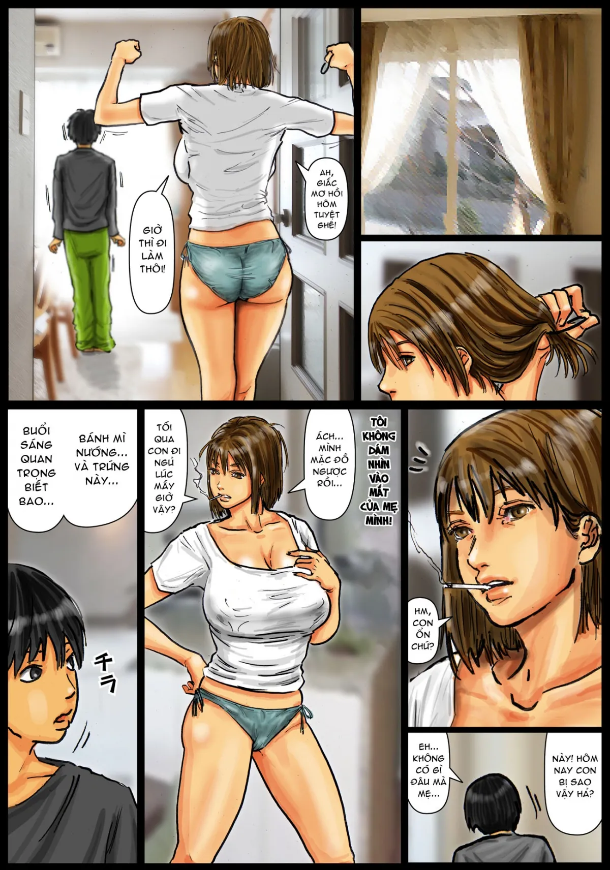 HentaiVN.net - Ảnh 3 - Kaa-san no Ana Tsukawasete [Cumming Inside Mommy's Hole 1; 母さんの女穴『あな』つかわせて ～前編～] - Chap 4