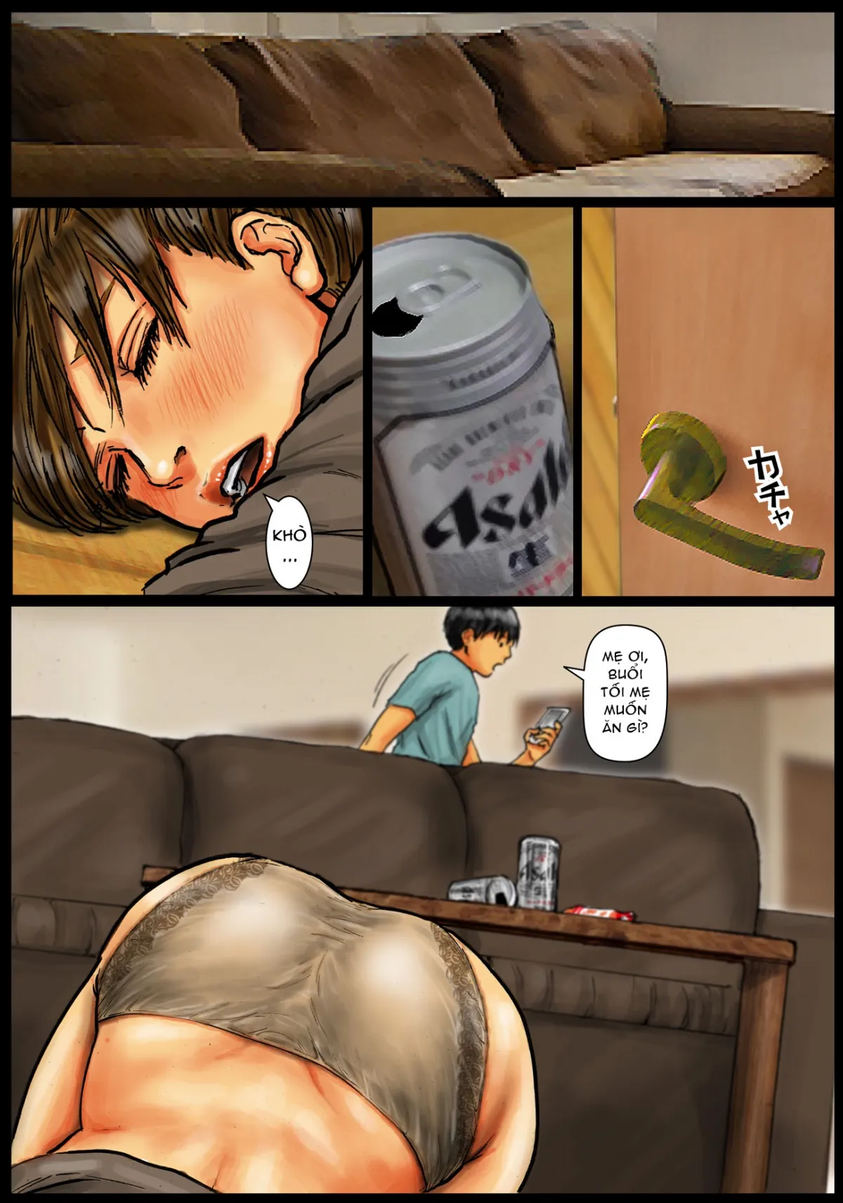 HentaiVN.net - Ảnh 7 - Kaa-san no Ana Tsukawasete [Cumming Inside Mommy's Hole 1; 母さんの女穴『あな』つかわせて ～前編～] - Chap 4