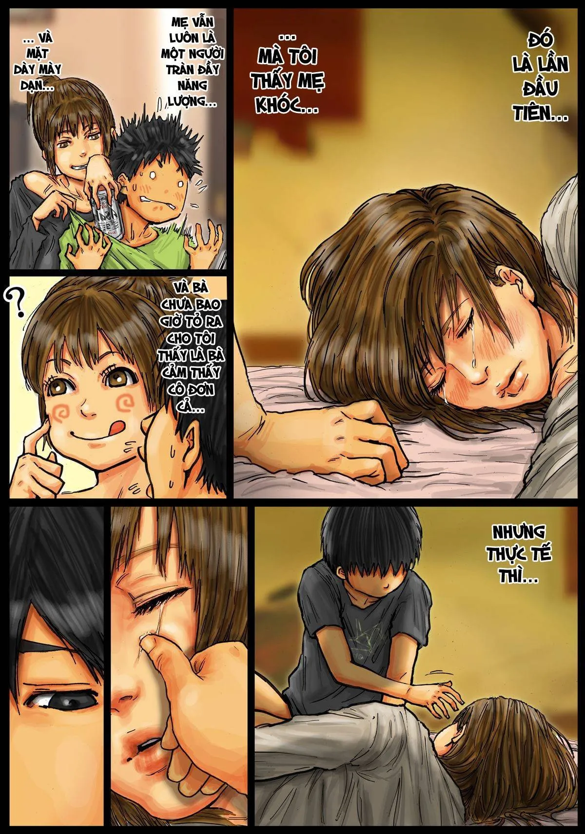 HentaiVN.net - Ảnh 18 - Kaa-san no Ana Tsukawasete [Cumming Inside Mommy's Hole 1; 母さんの女穴『あな』つかわせて ～前編～] - Chap 9 [END]
