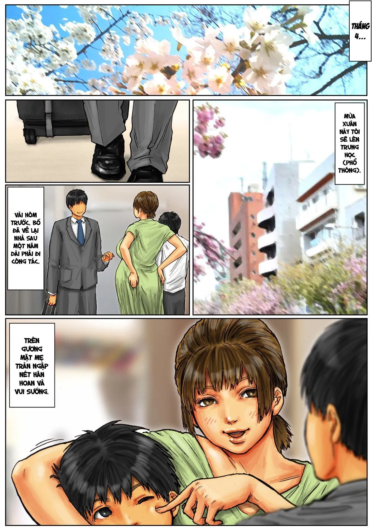 HentaiVN.net - Ảnh 20 - Kaa-san no Ana Tsukawasete [Cumming Inside Mommy's Hole 1; 母さんの女穴『あな』つかわせて ～前編～] - Chap 9 [END]