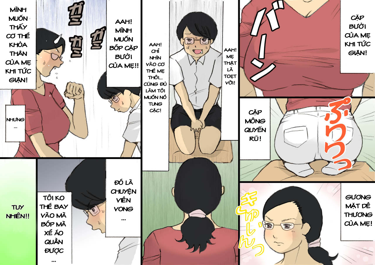 HentaiVN.net - Ảnh 4 - Làm tình với mẹ trong khi mẹ đang giận tôi. [Mama ni Okorare Nagara Suru SEX; [紫木はなな] ママに怒られながらするSEX [英訳]] - Mở đầu: Chưa xoạc