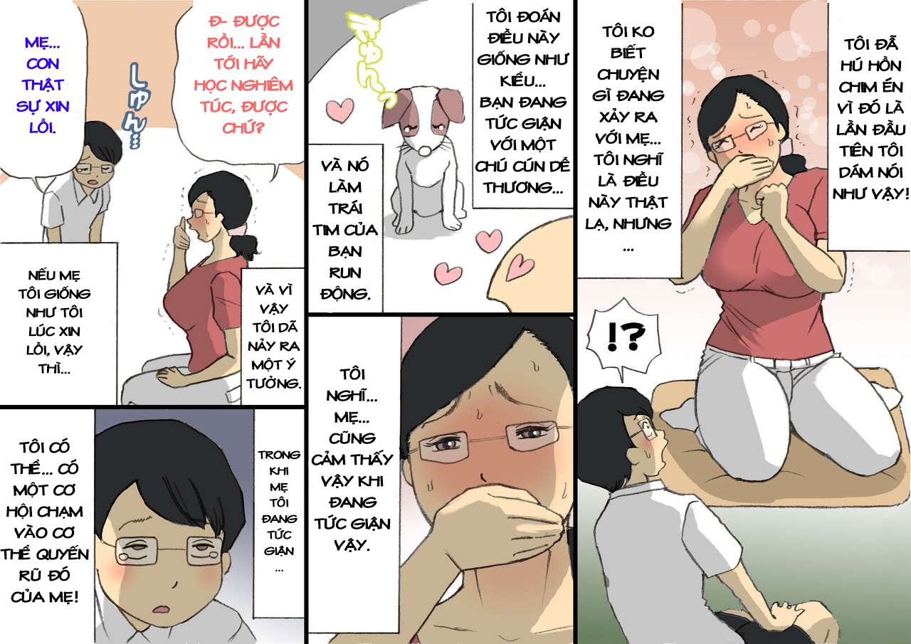 HentaiVN.net - Ảnh 6 - Làm tình với mẹ trong khi mẹ đang giận tôi. [Mama ni Okorare Nagara Suru SEX; [紫木はなな] ママに怒られながらするSEX [英訳]] - Mở đầu: Chưa xoạc