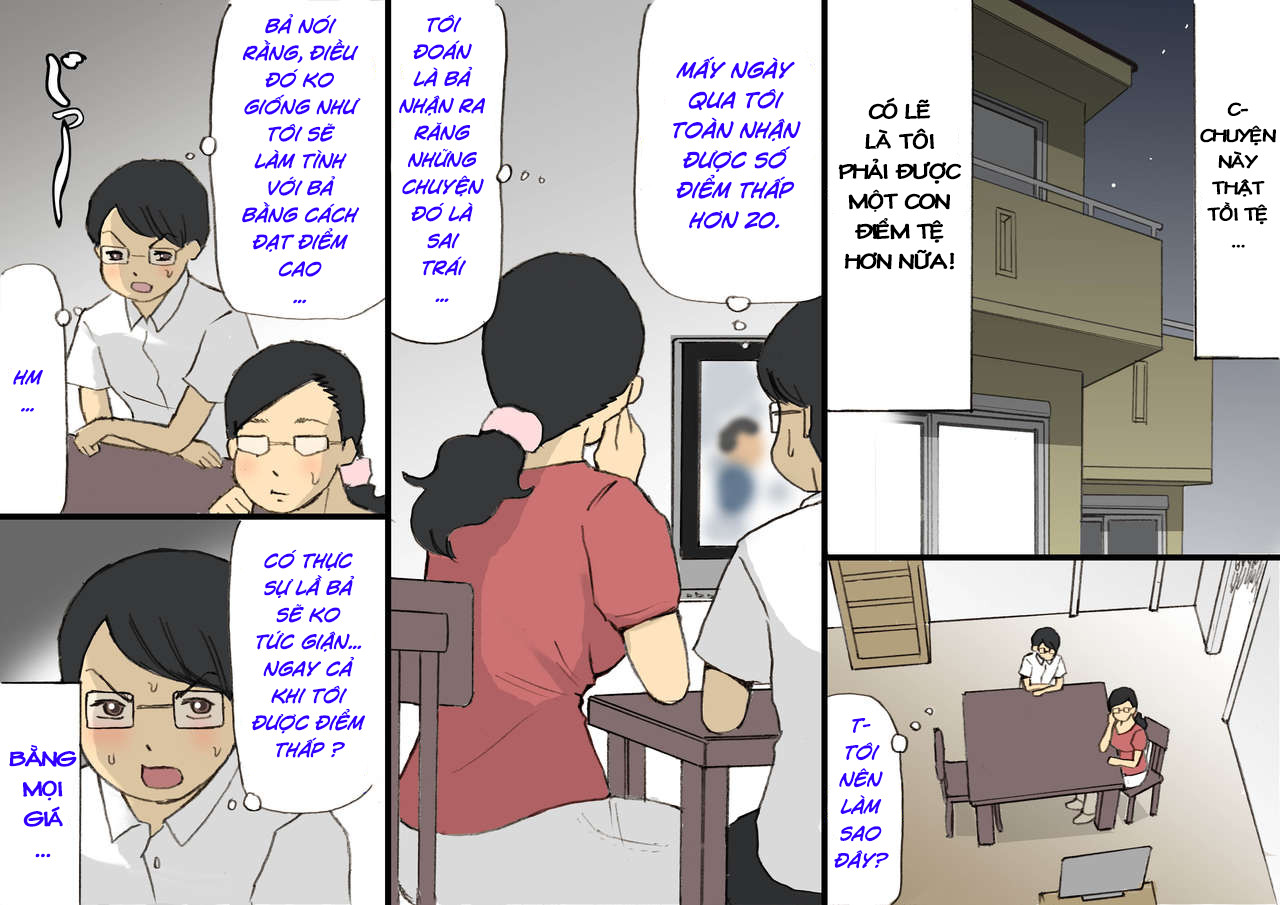 HentaiVN.net - Ảnh 4 - Làm tình với mẹ trong khi mẹ đang giận tôi. [Mama ni Okorare Nagara Suru SEX; [紫木はなな] ママに怒られながらするSEX [英訳]] - Chap 2: Bả nổi giận thật đáng sợ!