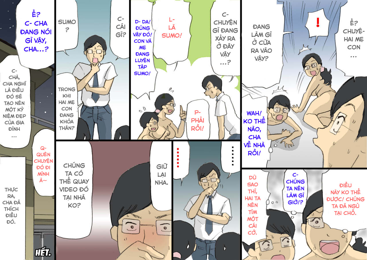HentaiVN.net - Ảnh 16 - Làm tình với mẹ trong khi mẹ đang giận tôi. [Mama ni Okorare Nagara Suru SEX; [紫木はなな] ママに怒られながらするSEX [英訳]] - Chap 3: end?