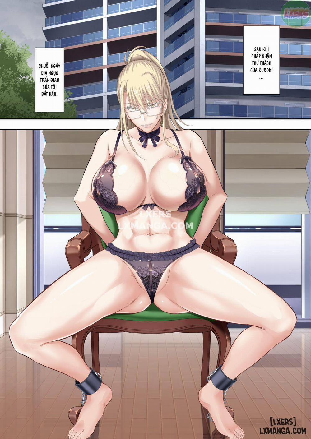 HentaiVN.net - Ảnh 4 - (Ijima Yuu) Kinpatsu Bakunyuu No Russia Hitoduma Gakuenchou Koudou Maria Ga Ochirumade [Part 3] - Oneshot