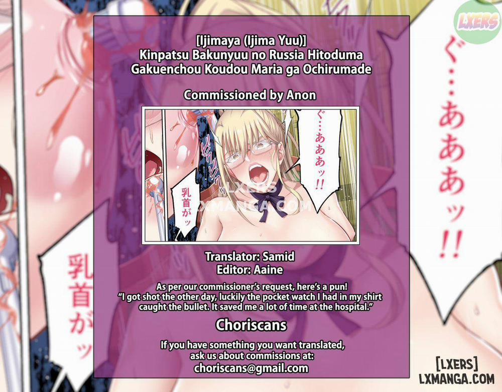 HentaiVN.net - Ảnh 51 - (Ijima Yuu) Kinpatsu Bakunyuu No Russia Hitoduma Gakuenchou Koudou Maria Ga Ochirumade [Part 3] - Oneshot