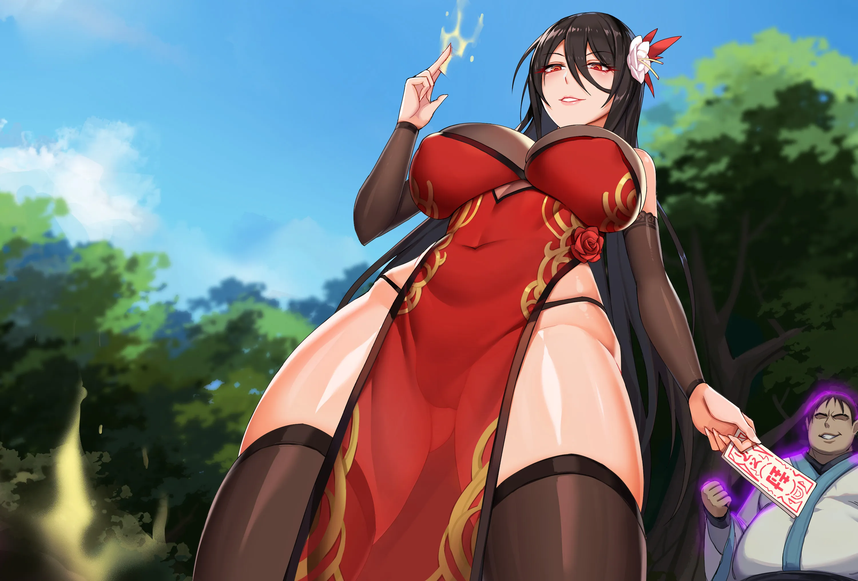 HentaiVN.net - Ảnh 6 - Married Master Lilan [人妻封魔師麗兰] - Chap 1