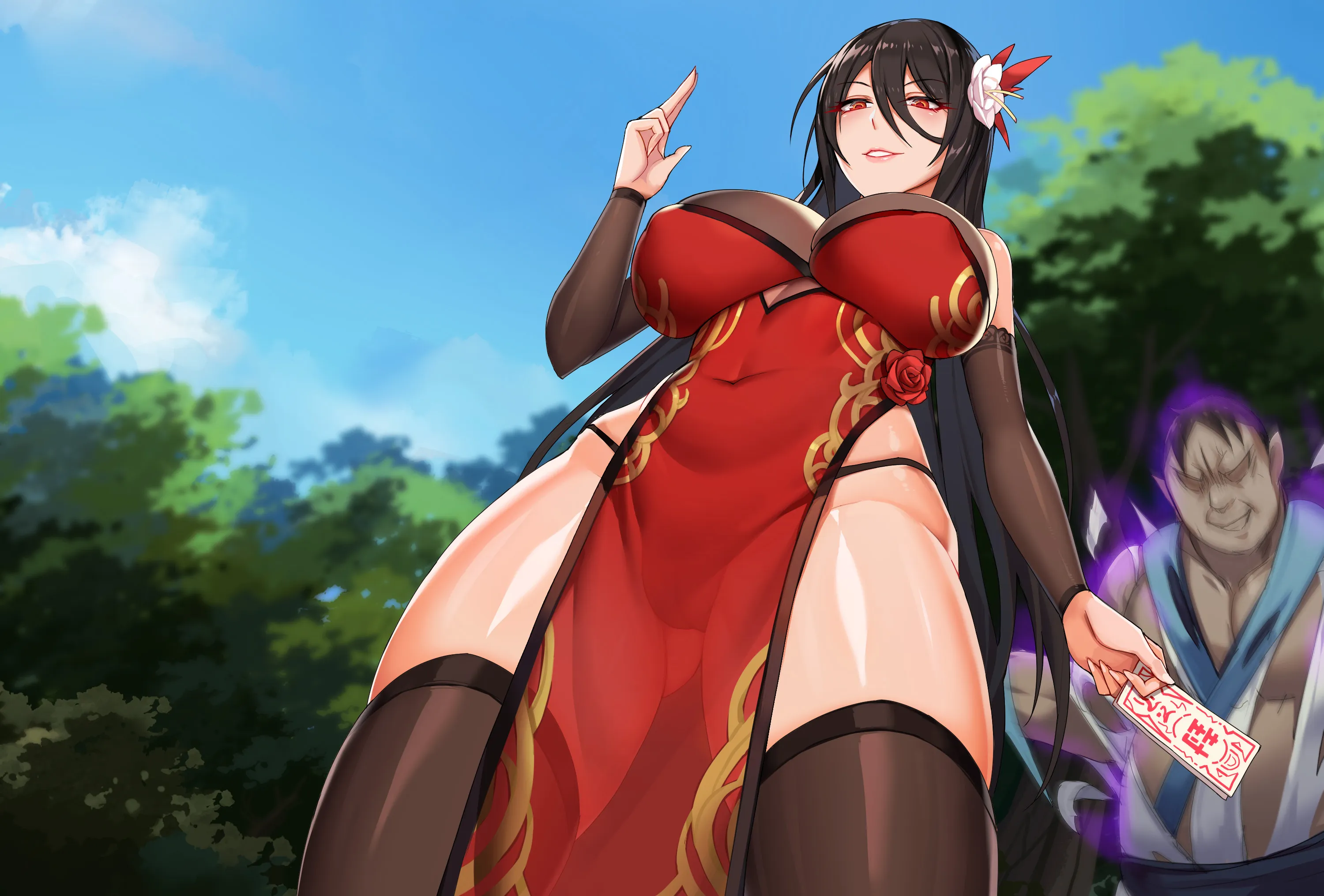 HentaiVN.net - Ảnh 7 - Married Master Lilan [人妻封魔師麗兰] - Chap 1