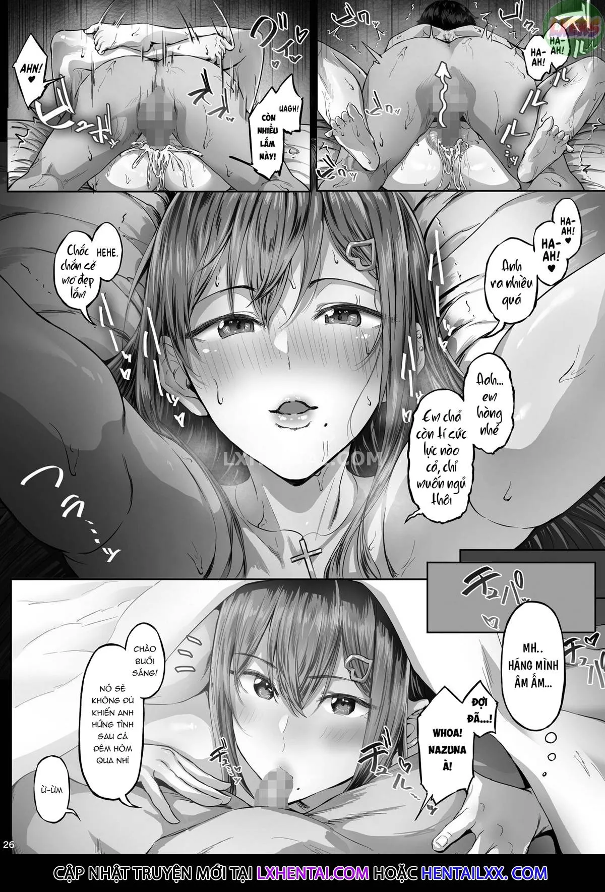 HentaiVN.net - Ảnh 28 - Sweltering Days [Kajitsu] - Chap 1