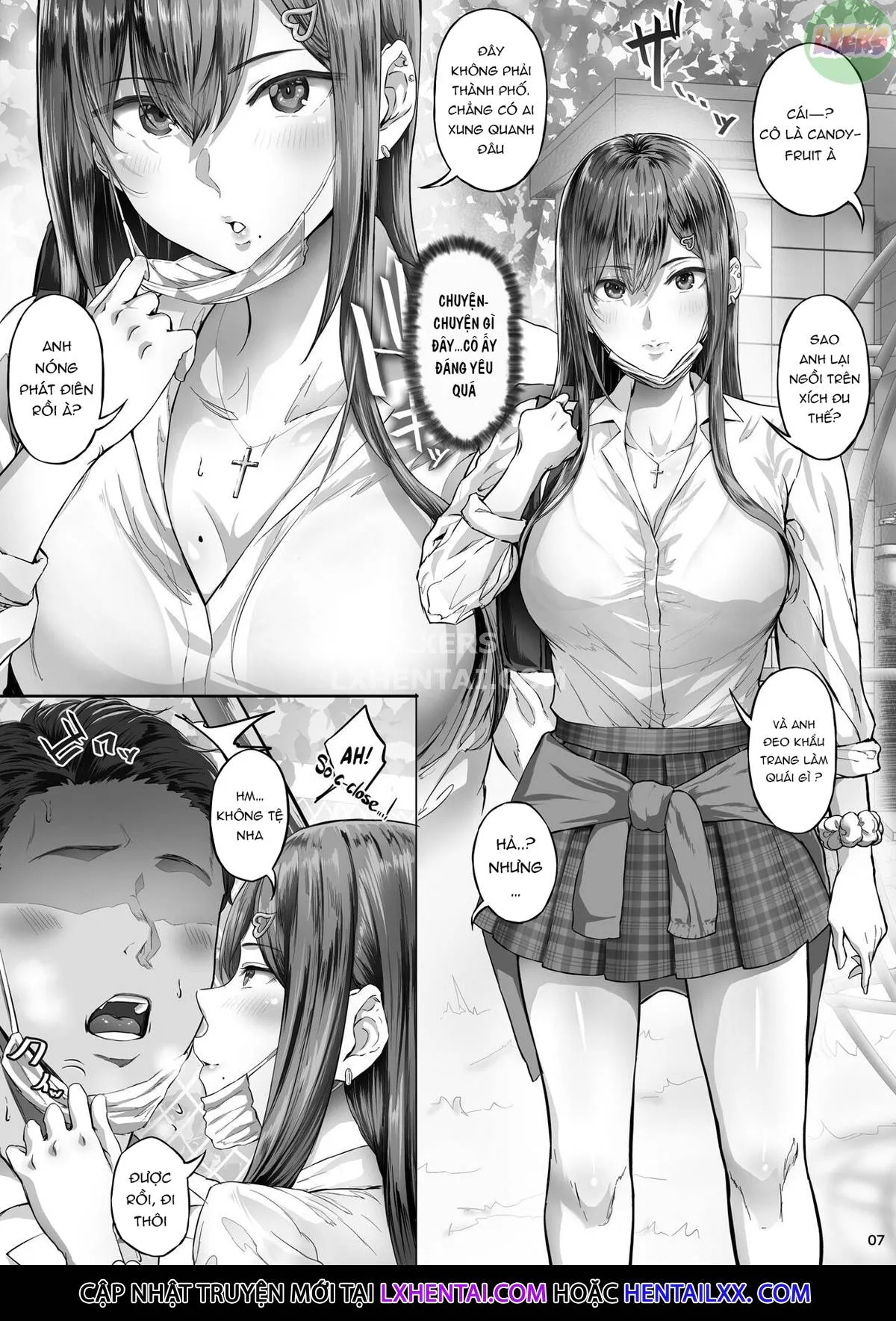 HentaiVN.net - Ảnh 9 - Sweltering Days [Kajitsu] - Chap 1