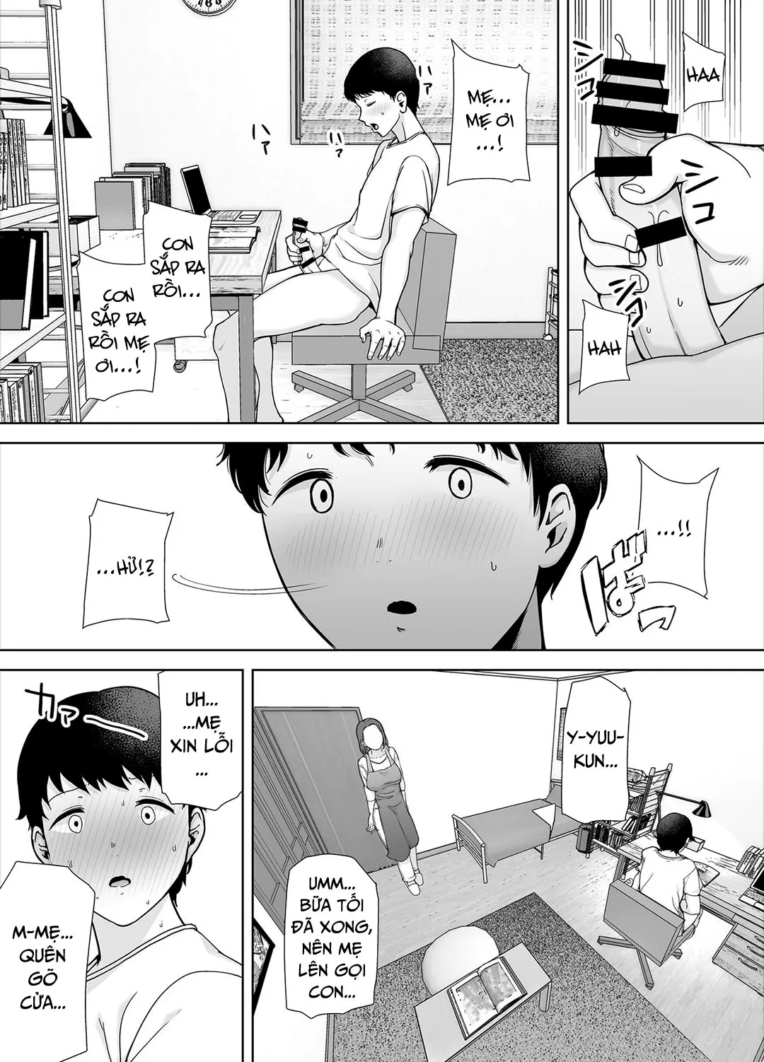 HentaiVN.net - Ảnh 12 - Mẹ là người phụ nữ mà tôi yêu [Boku no Kaa-san de, Boku no Suki na Hito.] - Chap 1A
