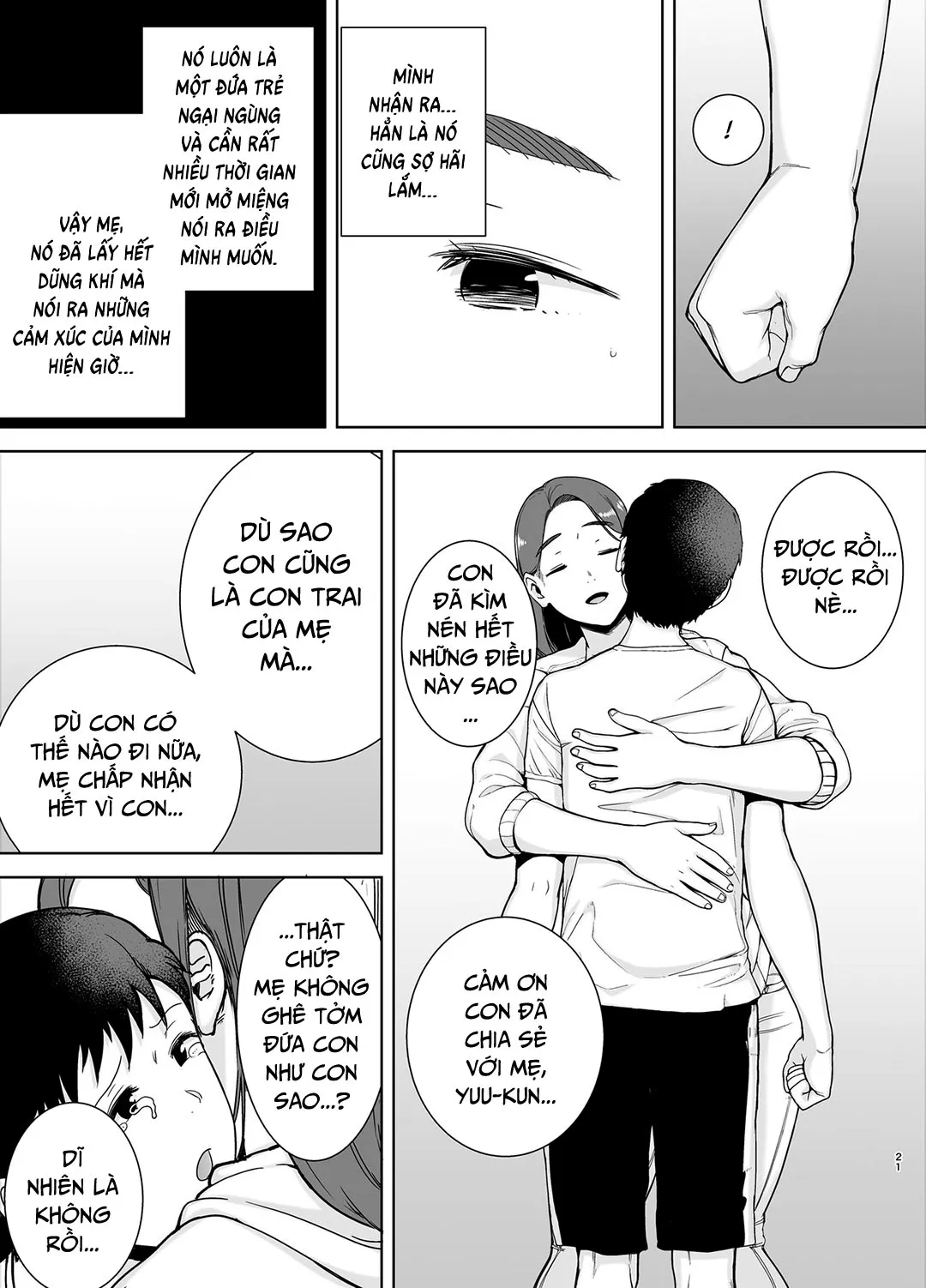 HentaiVN.net - Ảnh 21 - Mẹ là người phụ nữ mà tôi yêu [Boku no Kaa-san de, Boku no Suki na Hito.] - Chap 1A