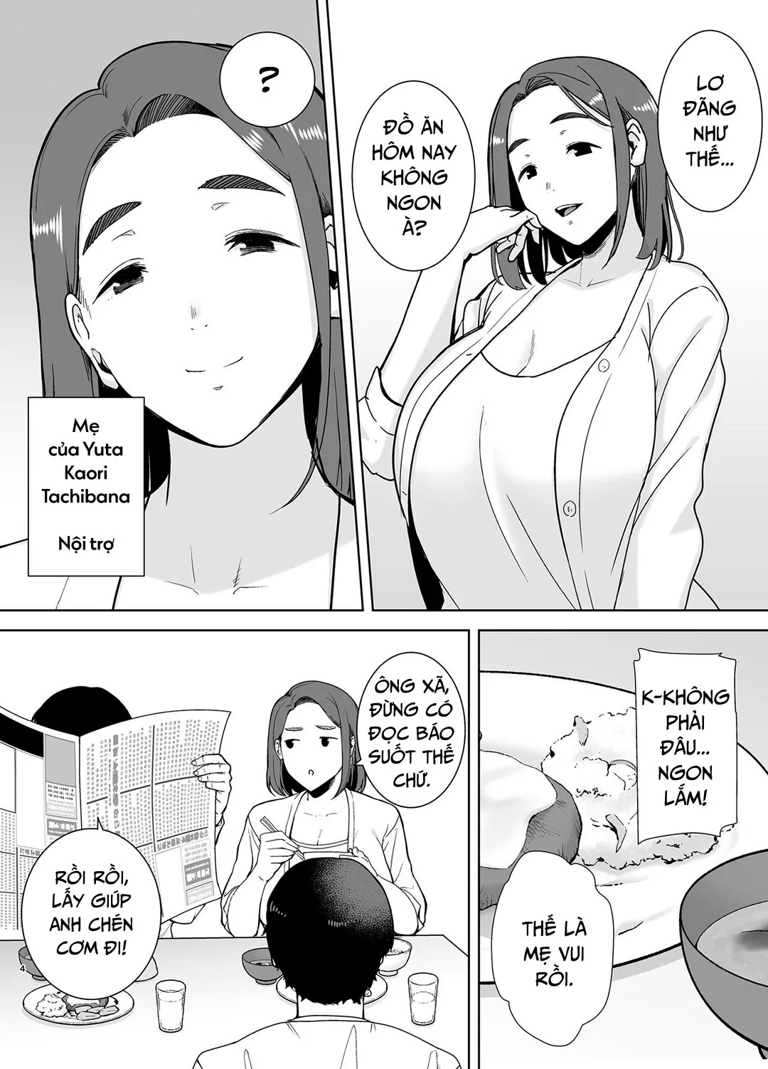HentaiVN.net - Ảnh 4 - Mẹ là người phụ nữ mà tôi yêu [Boku no Kaa-san de, Boku no Suki na Hito.] - Chap 1A