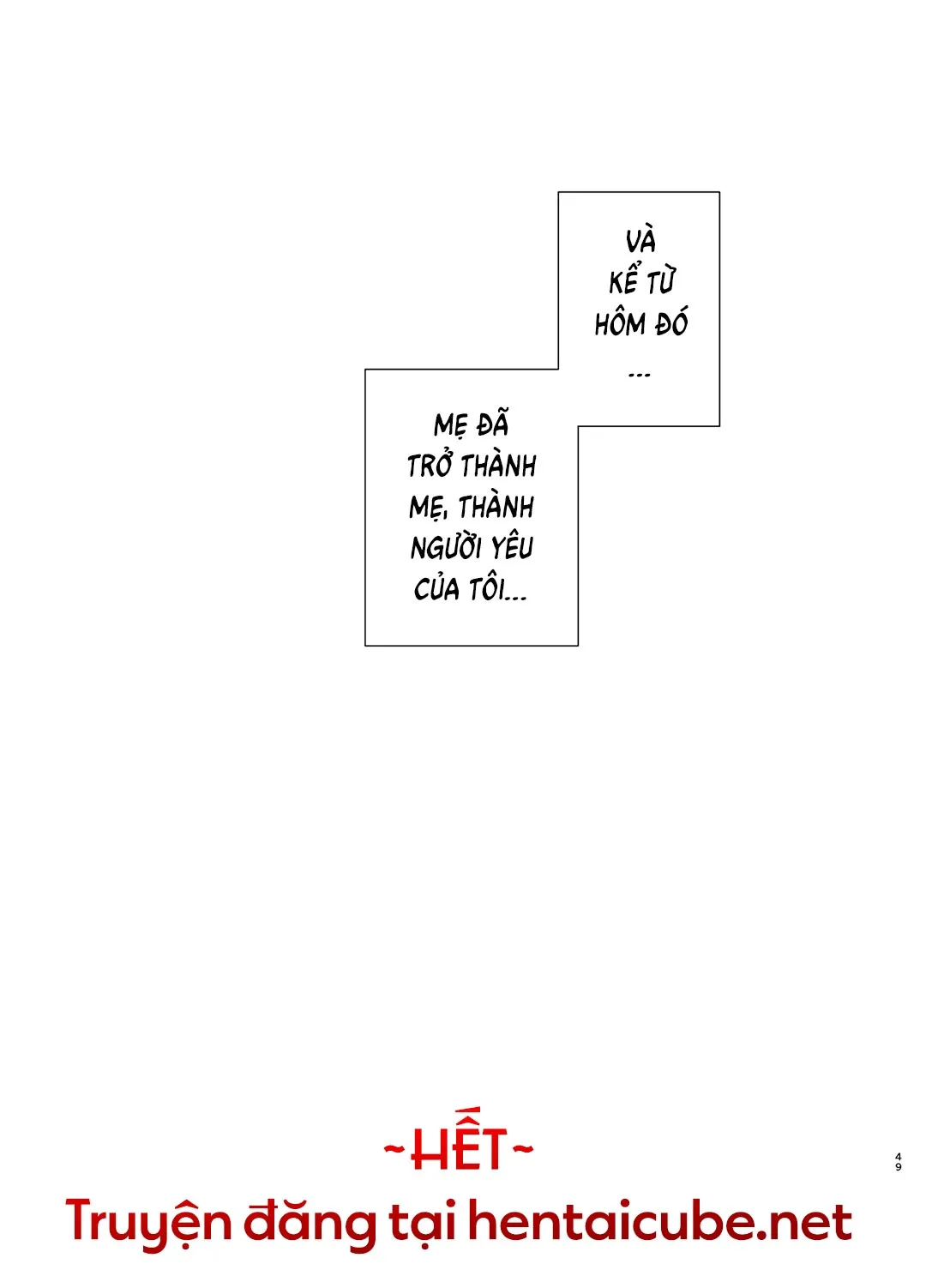 HentaiVN.net - Ảnh 24 - Mẹ là người phụ nữ mà tôi yêu [Boku no Kaa-san de, Boku no Suki na Hito.] - Chap 1B - [END phần 1]