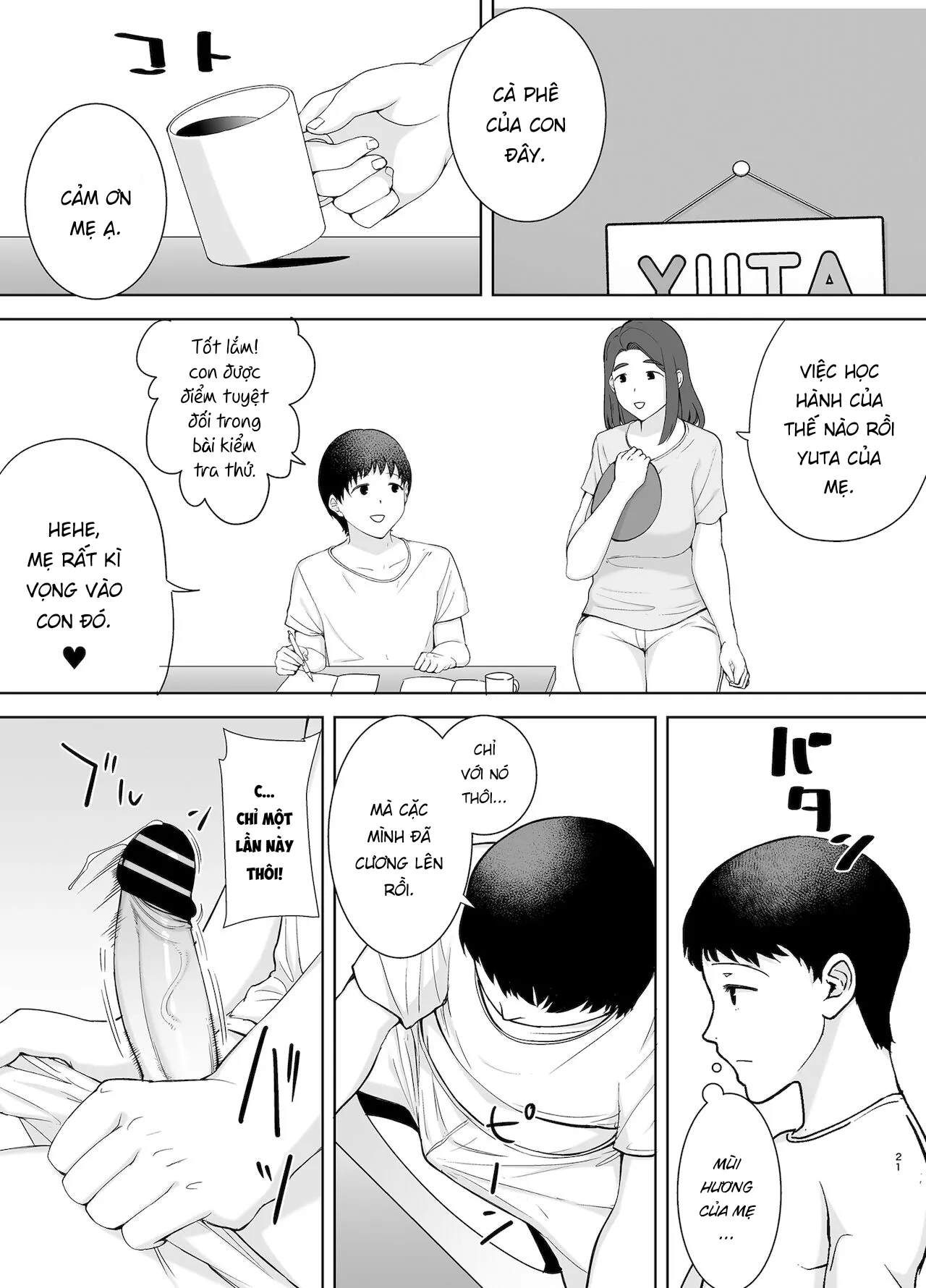 HentaiVN.net - Ảnh 22 - Mẹ là người phụ nữ mà tôi yêu [Boku no Kaa-san de, Boku no Suki na Hito.] - Chap 2A