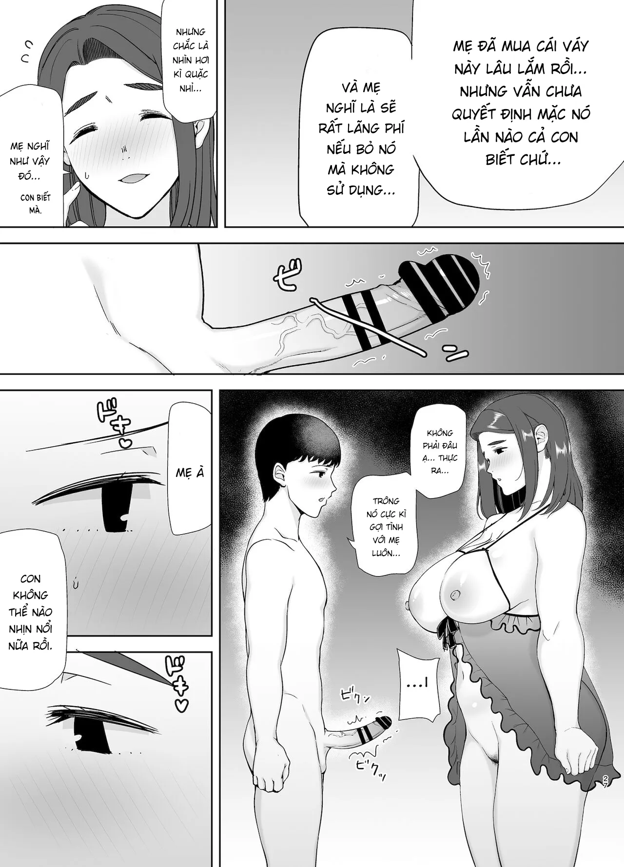 HentaiVN.net - Ảnh 28 - Mẹ là người phụ nữ mà tôi yêu [Boku no Kaa-san de, Boku no Suki na Hito.] - Chap 2A