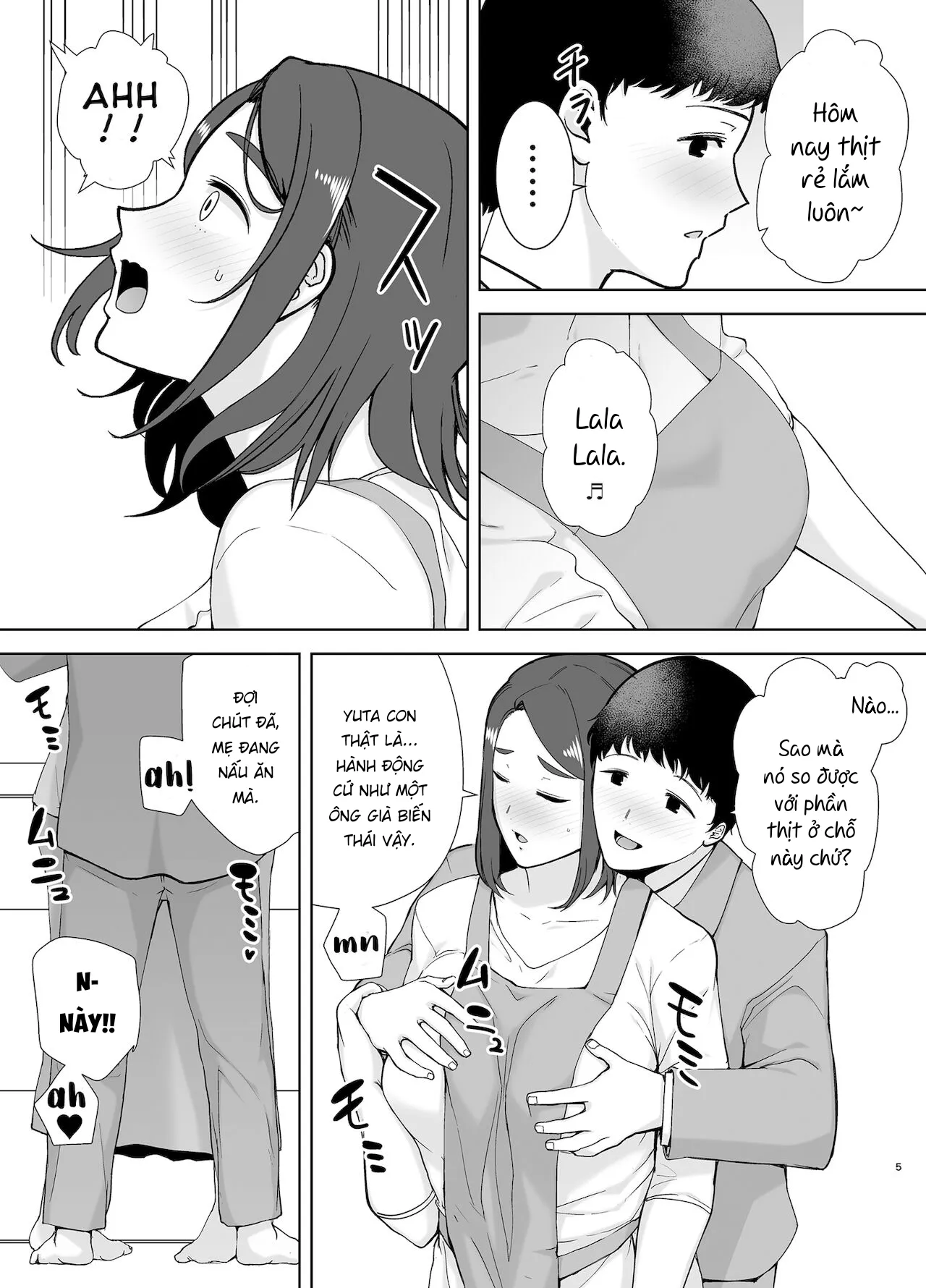 HentaiVN.net - Ảnh 6 - Mẹ là người phụ nữ mà tôi yêu [Boku no Kaa-san de, Boku no Suki na Hito.] - Chap 2A