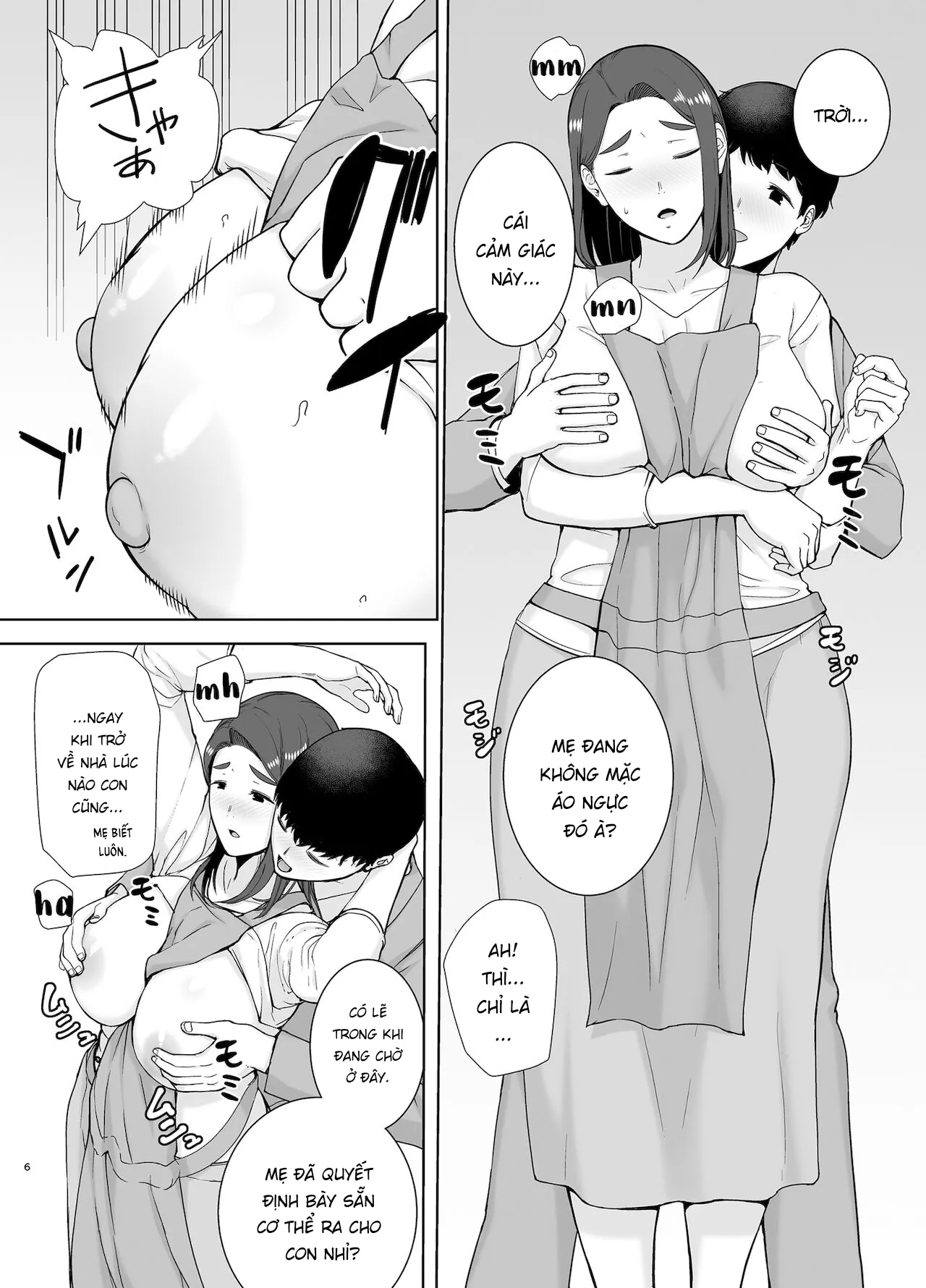 HentaiVN.net - Ảnh 7 - Mẹ là người phụ nữ mà tôi yêu [Boku no Kaa-san de, Boku no Suki na Hito.] - Chap 2A