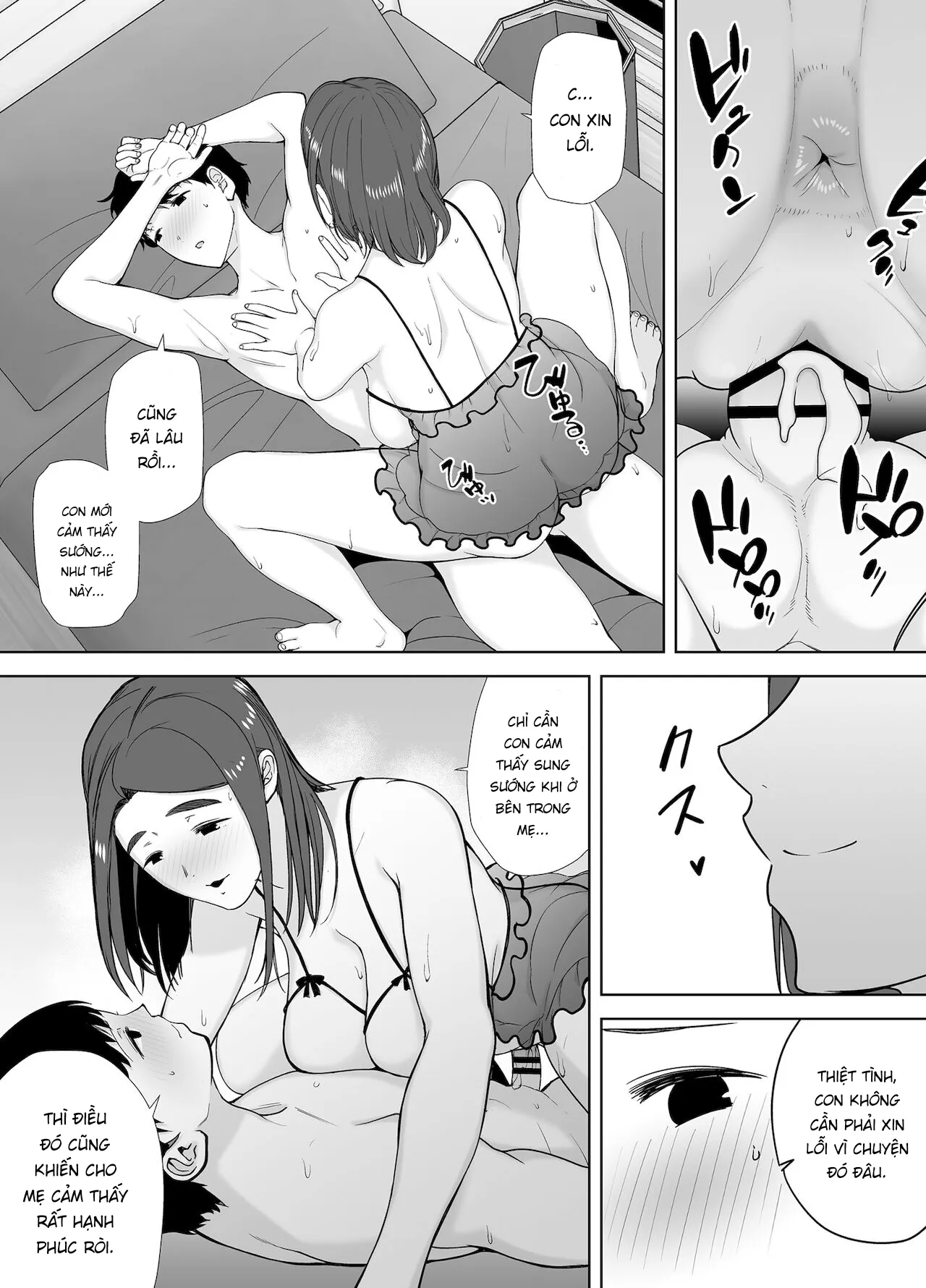 HentaiVN.net - Ảnh 11 - Mẹ là người phụ nữ mà tôi yêu [Boku no Kaa-san de, Boku no Suki na Hito.] - Chap 2B - [END phần 2]