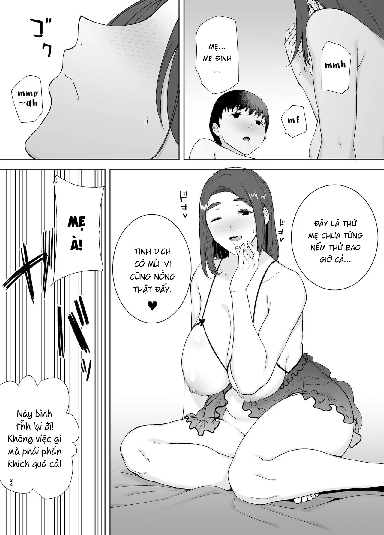HentaiVN.net - Ảnh 8 - Mẹ là người phụ nữ mà tôi yêu [Boku no Kaa-san de, Boku no Suki na Hito.] - Chap 2B - [END phần 2]