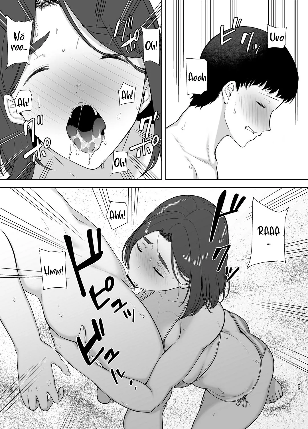 HentaiVN.net - Ảnh 29 - Mẹ là người phụ nữ mà tôi yêu [Boku no Kaa-san de, Boku no Suki na Hito.] - Chap 3 - Đi biển vào kỳ nghỉ hè