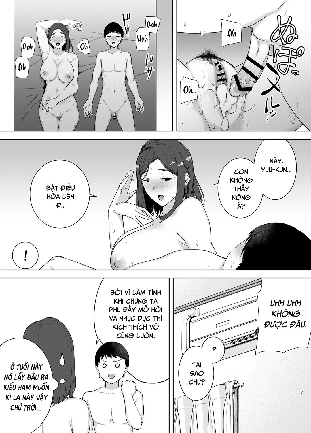 HentaiVN.net - Ảnh 7 - Mẹ là người phụ nữ mà tôi yêu [Boku no Kaa-san de, Boku no Suki na Hito.] - Chap 3 - Đi biển vào kỳ nghỉ hè
