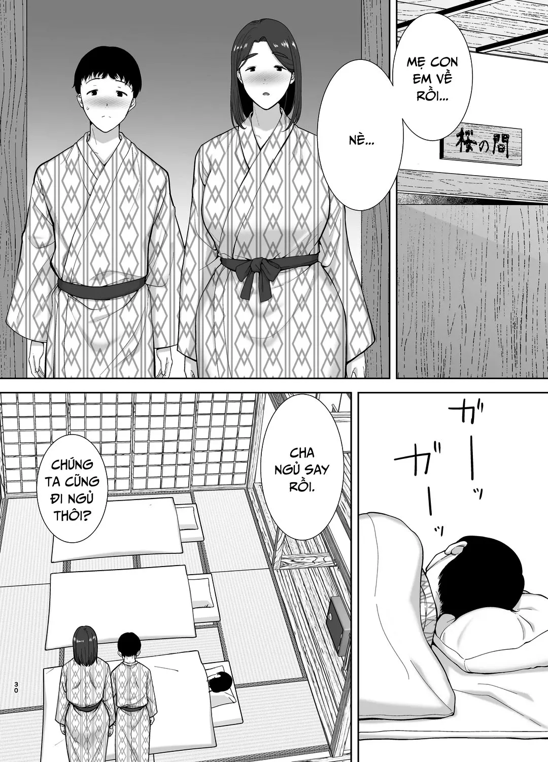 HentaiVN.net - Ảnh 31 - Mẹ là người phụ nữ mà tôi yêu [Boku no Kaa-san de, Boku no Suki na Hito.] - Chap 4 - Suối nước nóng