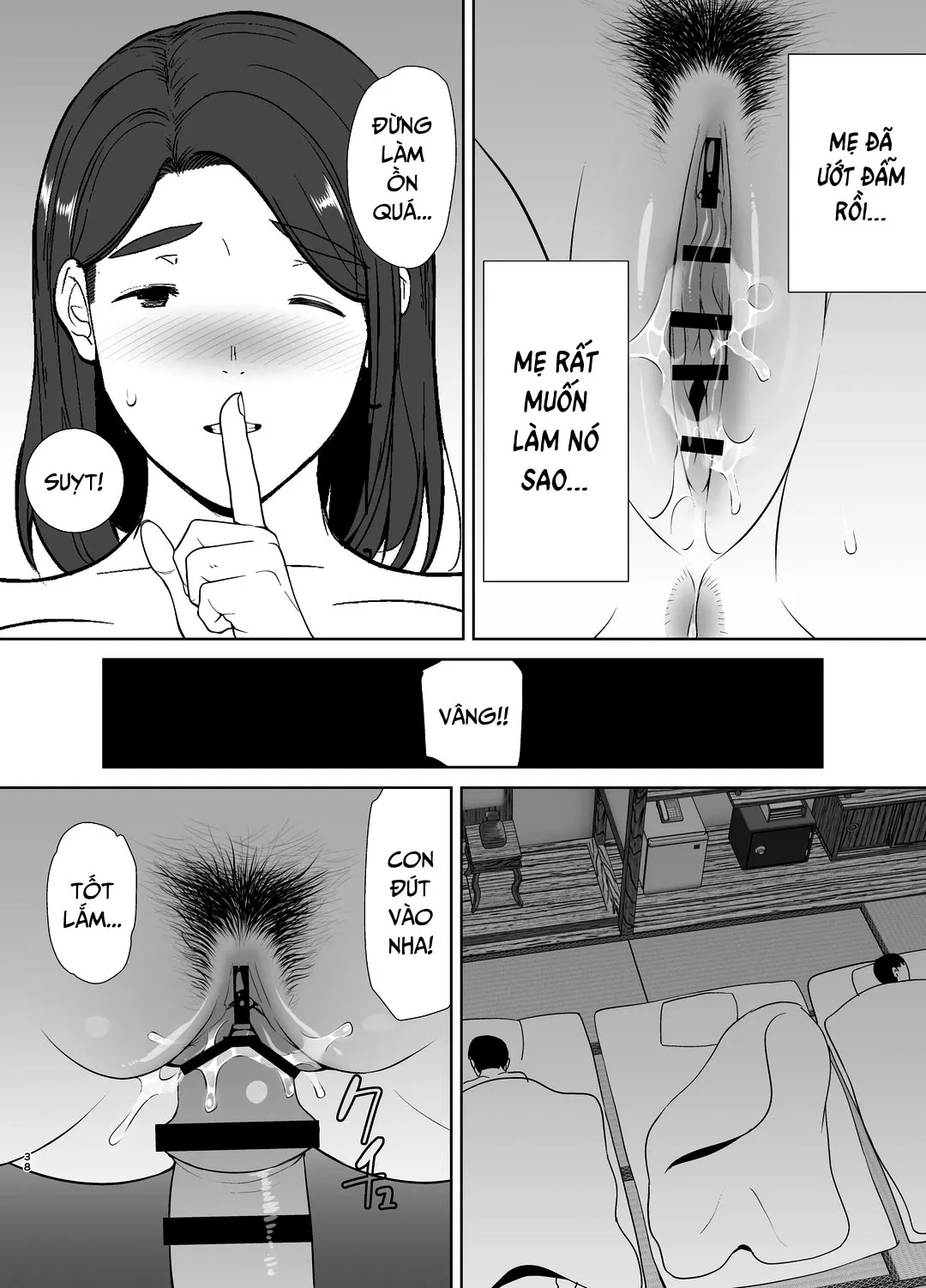 HentaiVN.net - Ảnh 39 - Mẹ là người phụ nữ mà tôi yêu [Boku no Kaa-san de, Boku no Suki na Hito.] - Chap 4 - Suối nước nóng