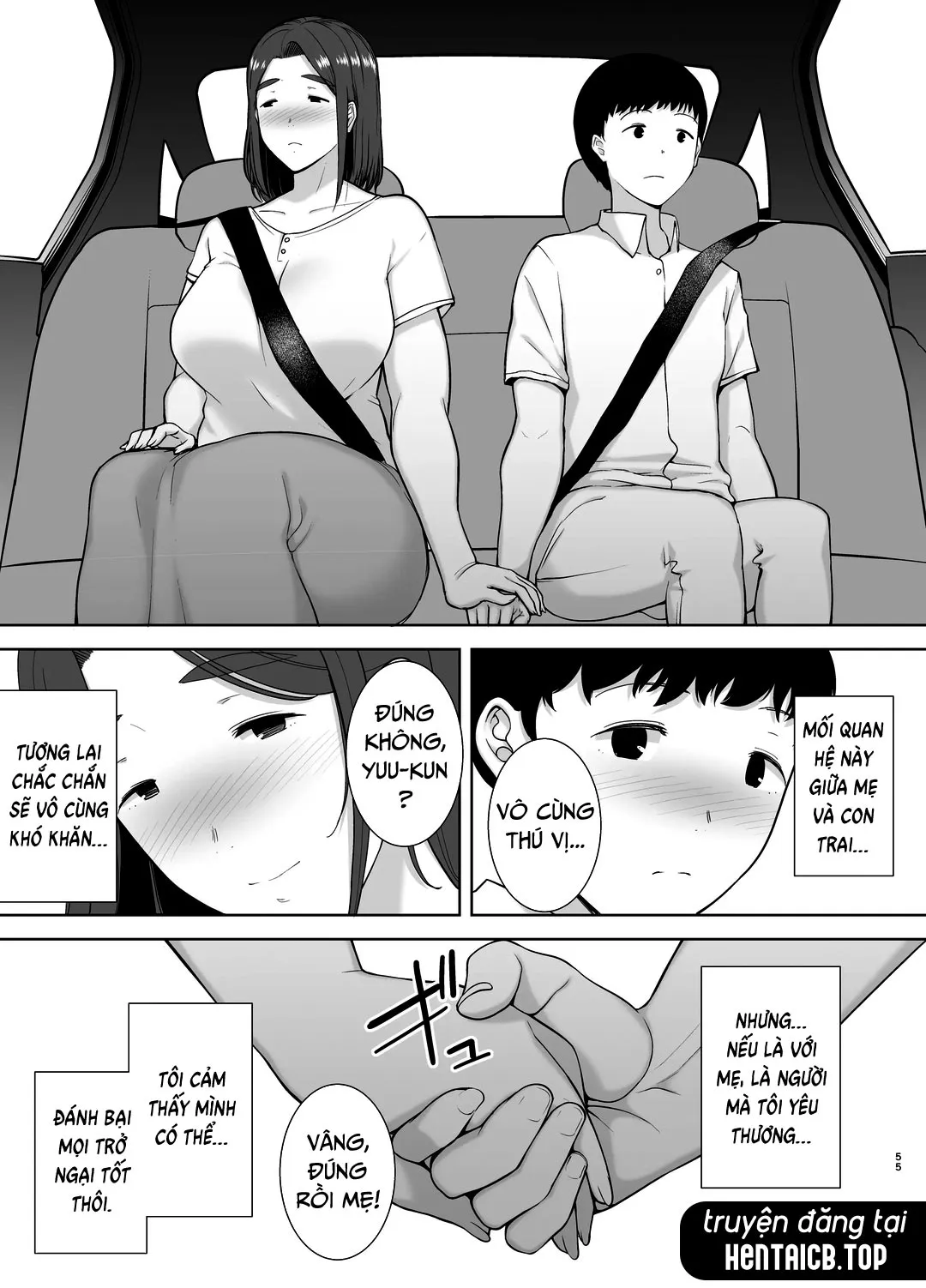 HentaiVN.net - Ảnh 56 - Mẹ là người phụ nữ mà tôi yêu [Boku no Kaa-san de, Boku no Suki na Hito.] - Chap 4 - Suối nước nóng