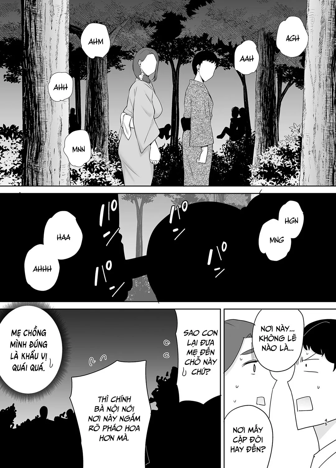 HentaiVN.net - Ảnh 12 - Mẹ là người phụ nữ mà tôi yêu [Boku no Kaa-san de, Boku no Suki na Hito.] - Chap 5B - Chuyến về quê nội