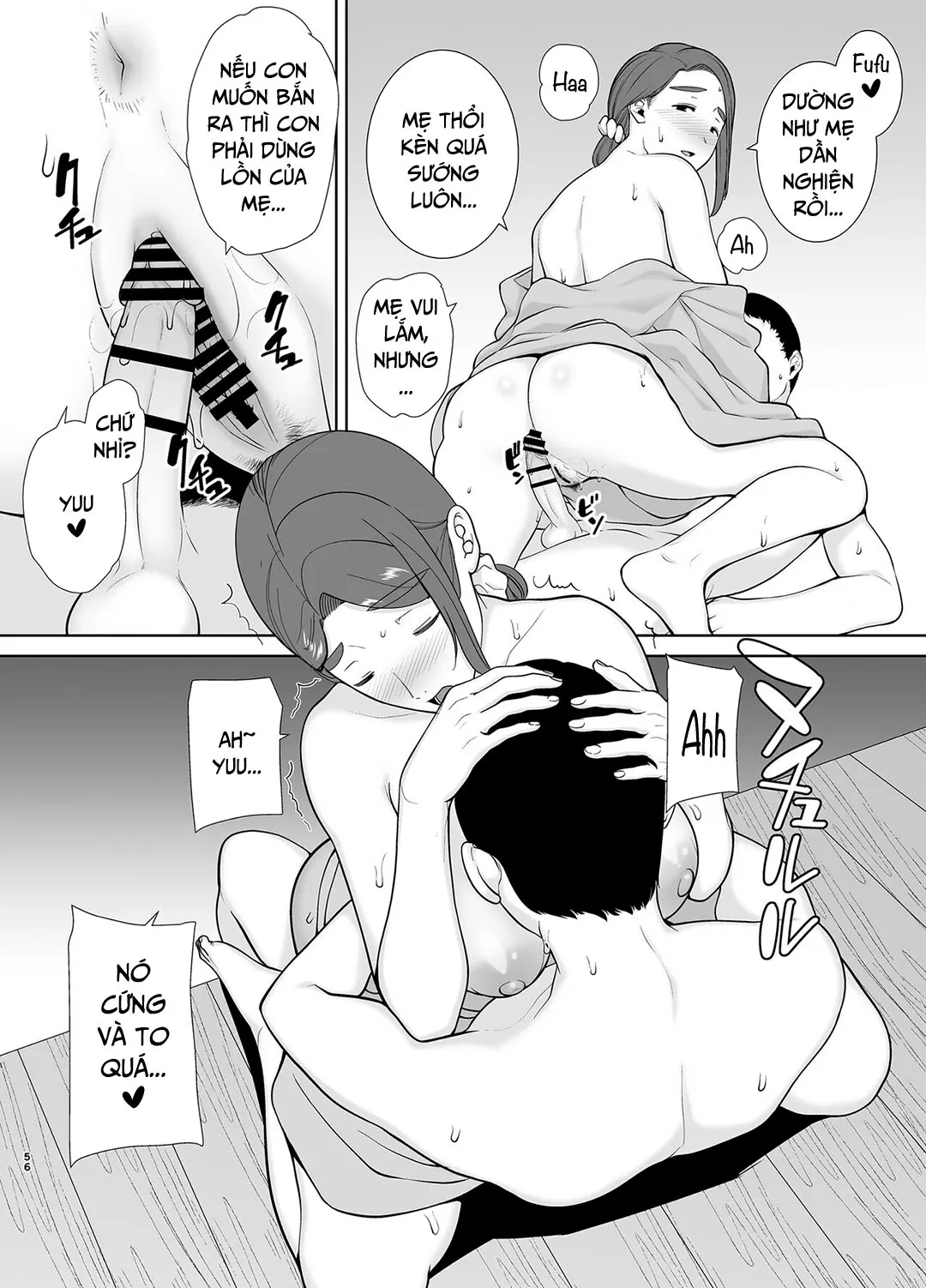 HentaiVN.net - Ảnh 23 - Mẹ là người phụ nữ mà tôi yêu [Boku no Kaa-san de, Boku no Suki na Hito.] - Chap 5B - Chuyến về quê nội