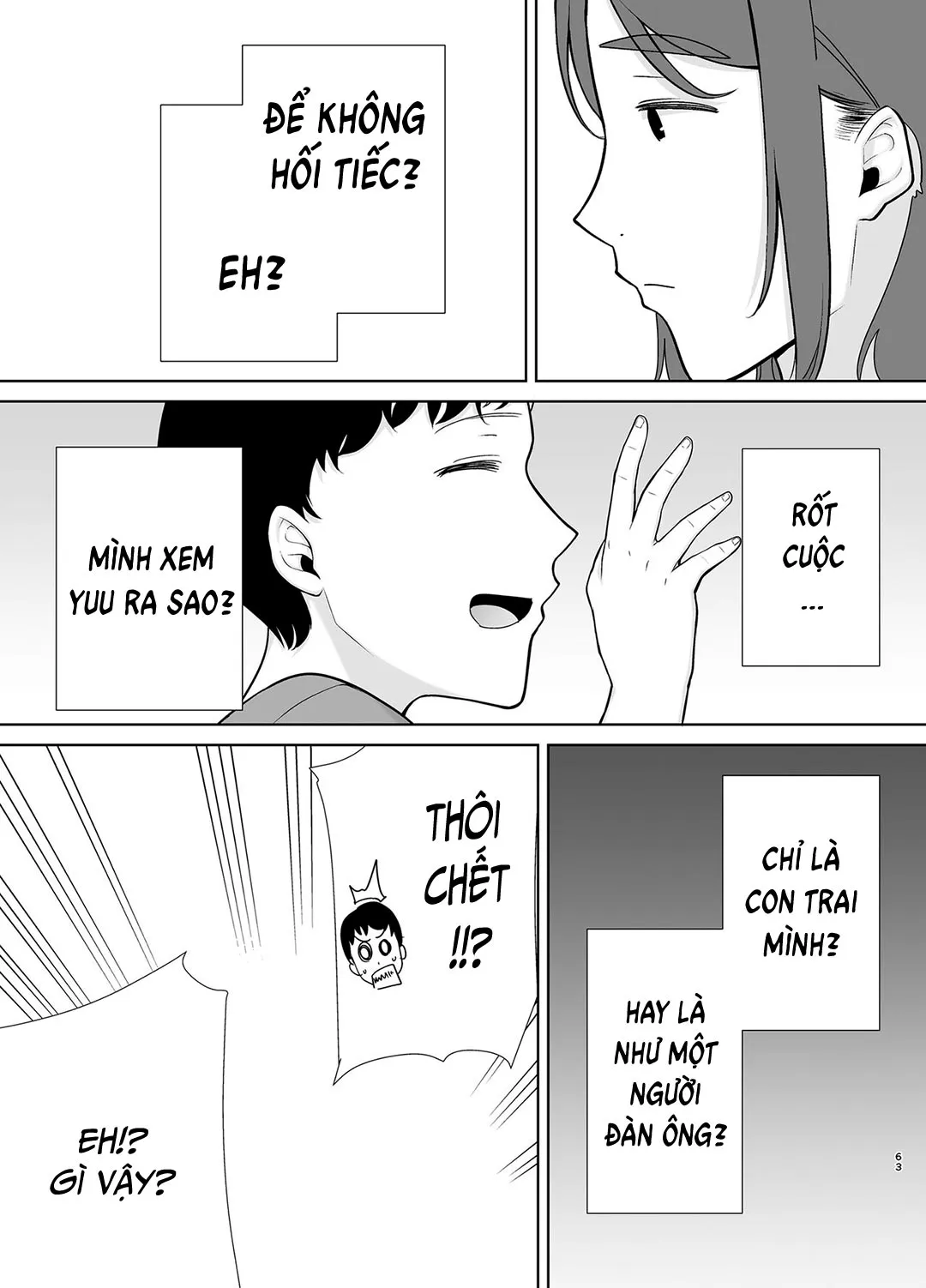 HentaiVN.net - Ảnh 30 - Mẹ là người phụ nữ mà tôi yêu [Boku no Kaa-san de, Boku no Suki na Hito.] - Chap 5B - Chuyến về quê nội