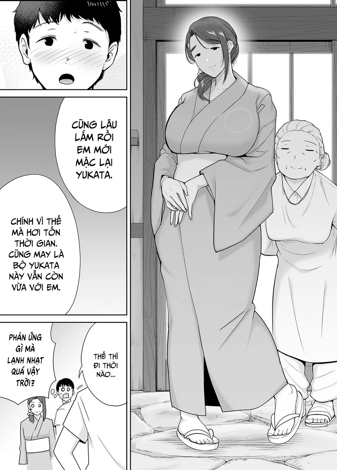 HentaiVN.net - Ảnh 4 - Mẹ là người phụ nữ mà tôi yêu [Boku no Kaa-san de, Boku no Suki na Hito.] - Chap 5B - Chuyến về quê nội