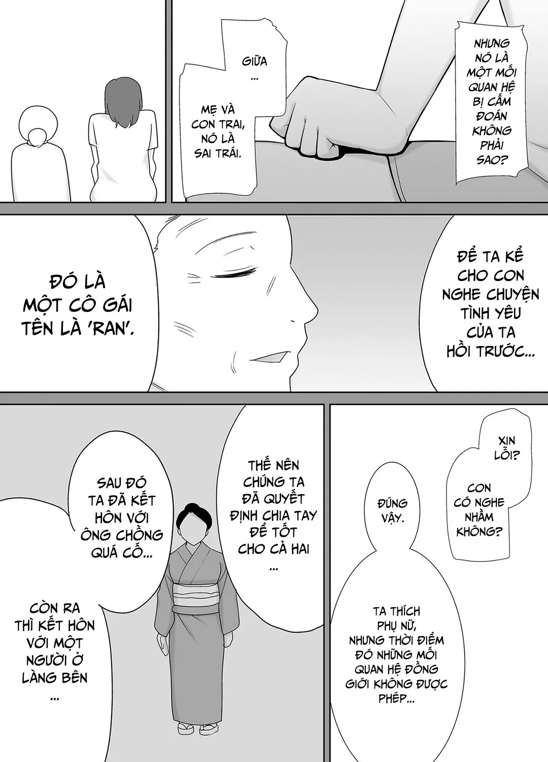 HentaiVN.net - Ảnh 7 - Mẹ là người phụ nữ mà tôi yêu [Boku no Kaa-san de, Boku no Suki na Hito.] - Chap 5B - Chuyến về quê nội