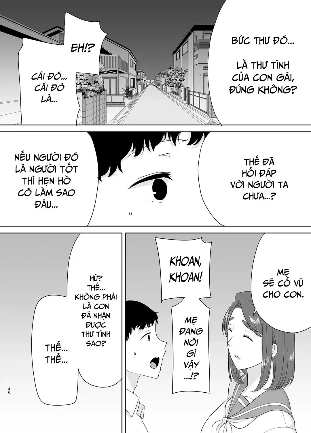 HentaiVN.net - Ảnh 16 - Mẹ là người phụ nữ mà tôi yêu [Boku no Kaa-san de, Boku no Suki na Hito.] - Chap 6B - Đồng phục nữ sinh của mẹ