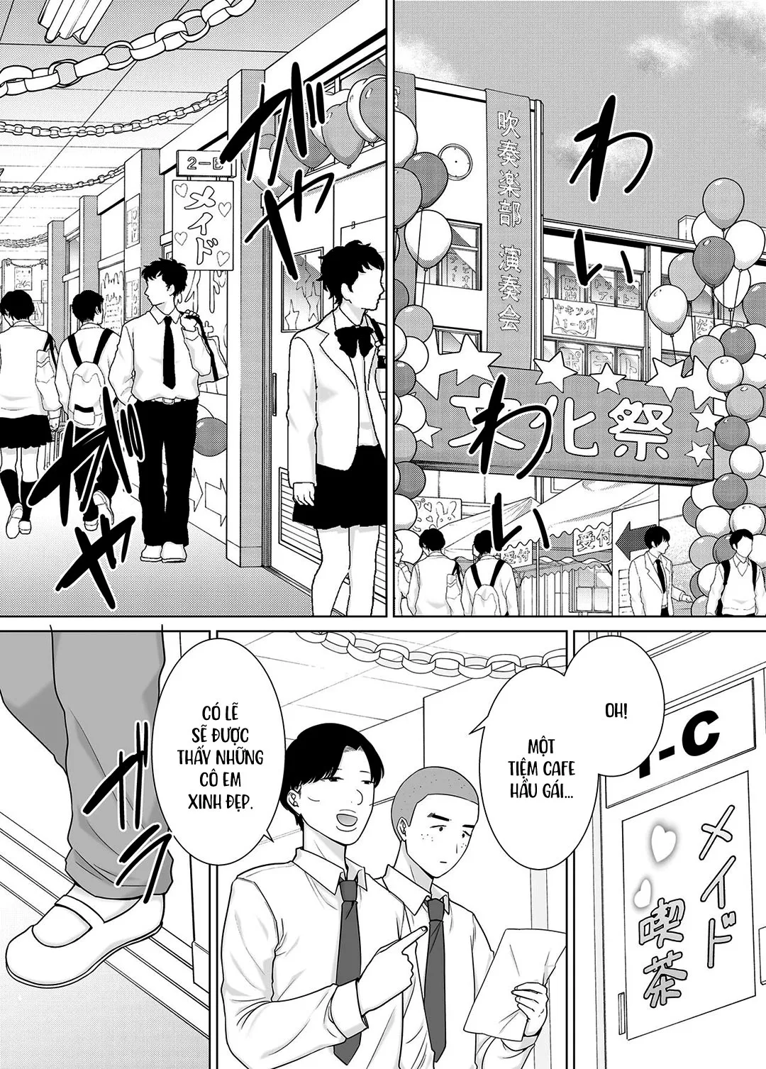 HentaiVN.net - Ảnh 4 - Mẹ là người phụ nữ mà tôi yêu [Boku no Kaa-san de, Boku no Suki na Hito.] - Chap 7A - Lễ hội trường