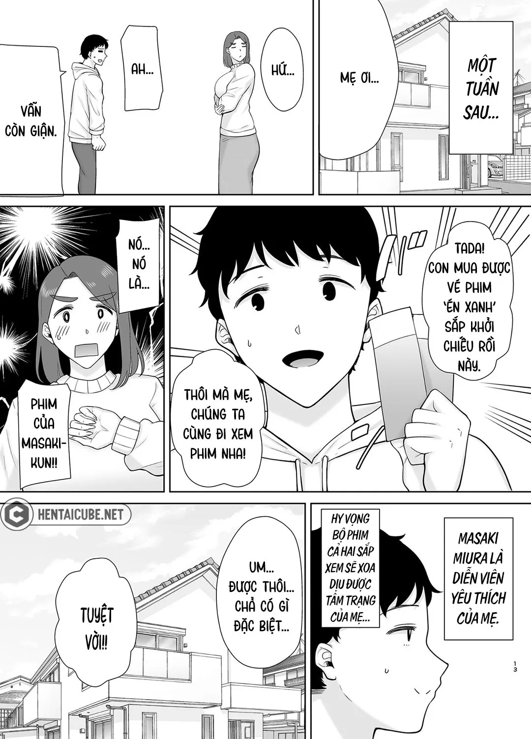 HentaiVN.net - Ảnh 13 - Mẹ là người phụ nữ mà tôi yêu [Boku no Kaa-san de, Boku no Suki na Hito.] - Chap 8A - Nhàm chán