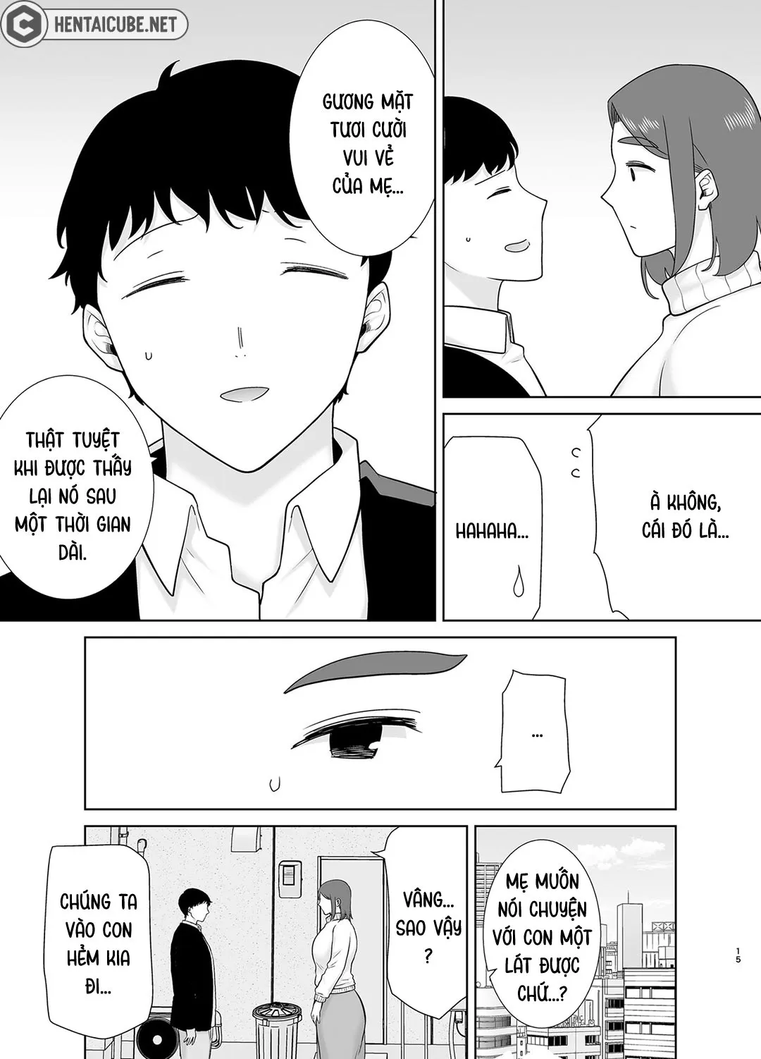 HentaiVN.net - Ảnh 15 - Mẹ là người phụ nữ mà tôi yêu [Boku no Kaa-san de, Boku no Suki na Hito.] - Chap 8A - Nhàm chán