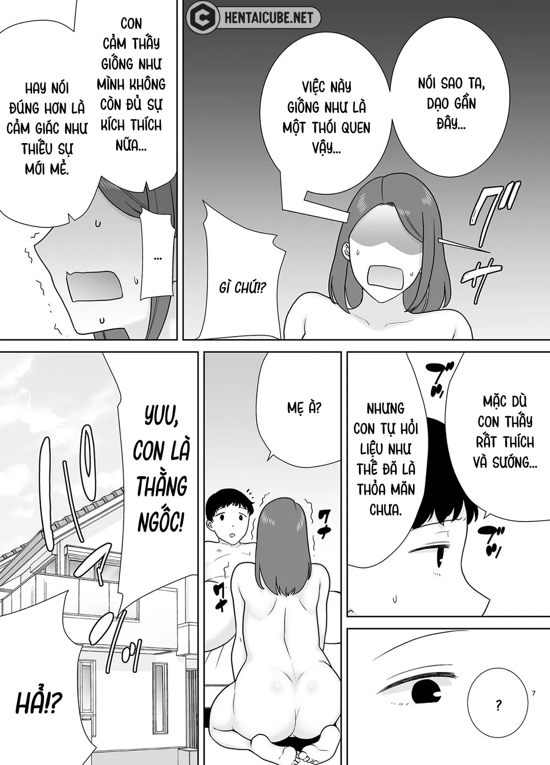 HentaiVN.net - Ảnh 7 - Mẹ là người phụ nữ mà tôi yêu [Boku no Kaa-san de, Boku no Suki na Hito.] - Chap 8A - Nhàm chán