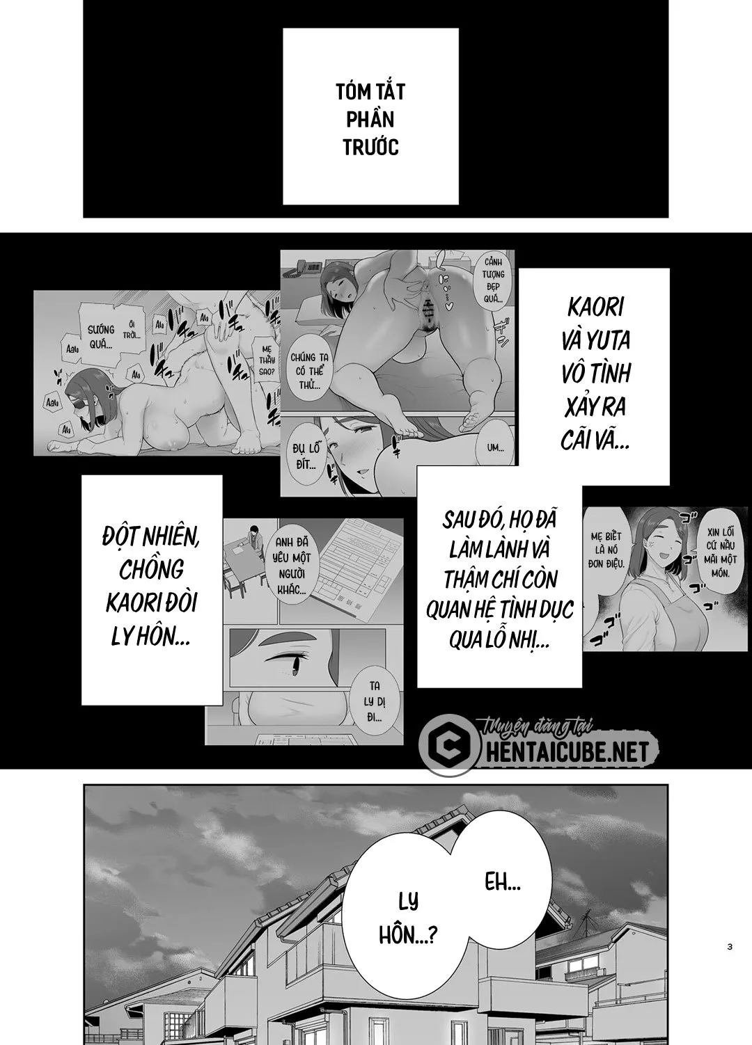 HentaiVN.net - Ảnh 3 - Mẹ là người phụ nữ mà tôi yêu [Boku no Kaa-san de, Boku no Suki na Hito.] - Chap 9A - Ly hôn