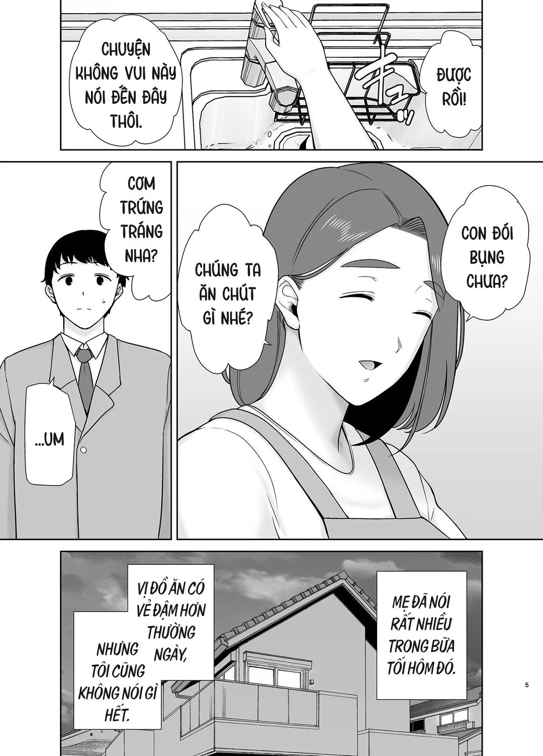 HentaiVN.net - Ảnh 5 - Mẹ là người phụ nữ mà tôi yêu [Boku no Kaa-san de, Boku no Suki na Hito.] - Chap 9A - Ly hôn